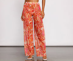 Bohemian Dreams Flared High Waist Pants - Lady Occasions
