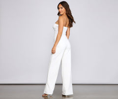Such A Sweetheart Sleeveless Jumpsuit - Lady Occasions