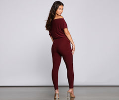Chill Out Boat Neck Catsuit - Lady Occasions