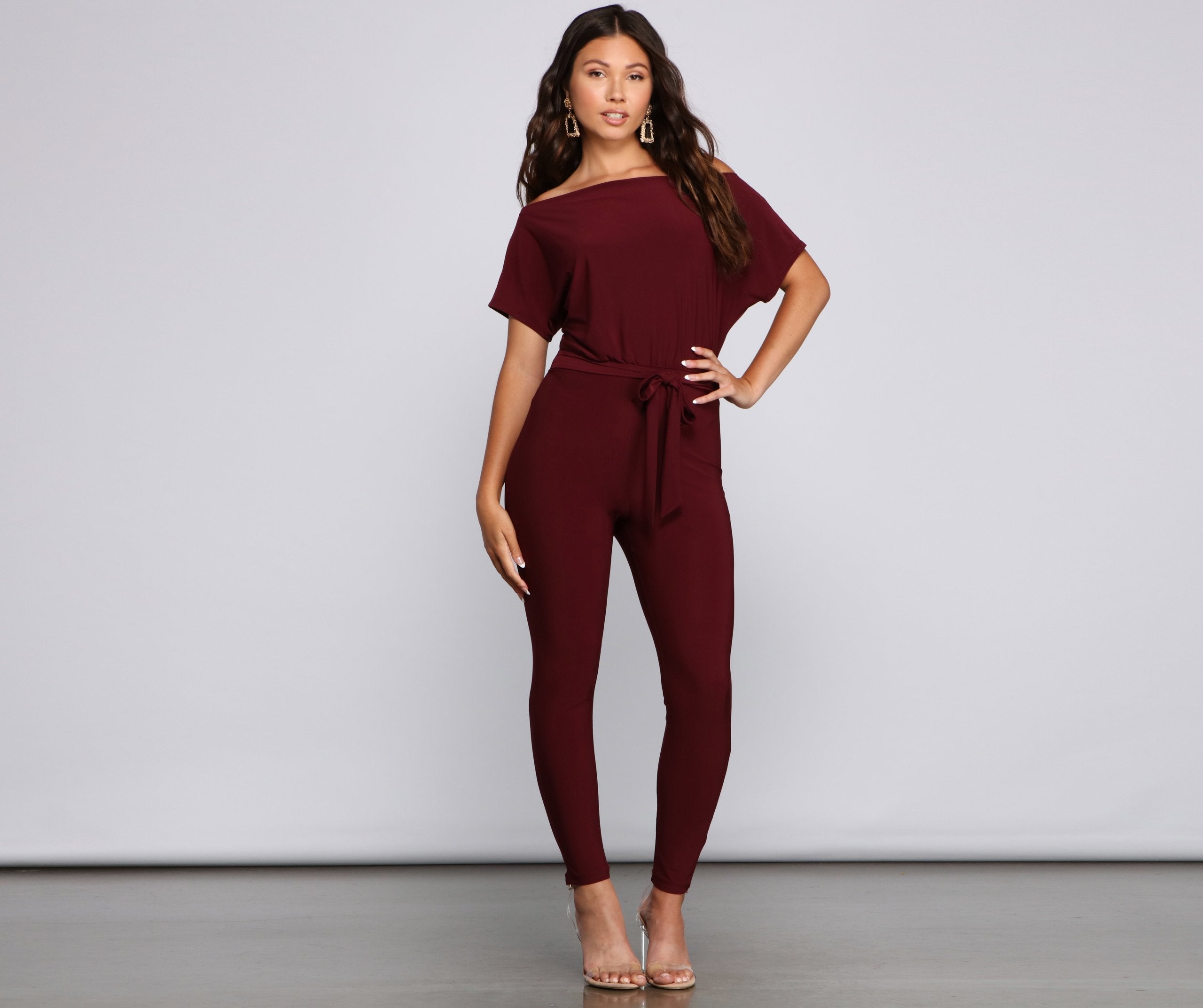 Chill Out Boat Neck Catsuit - Lady Occasions