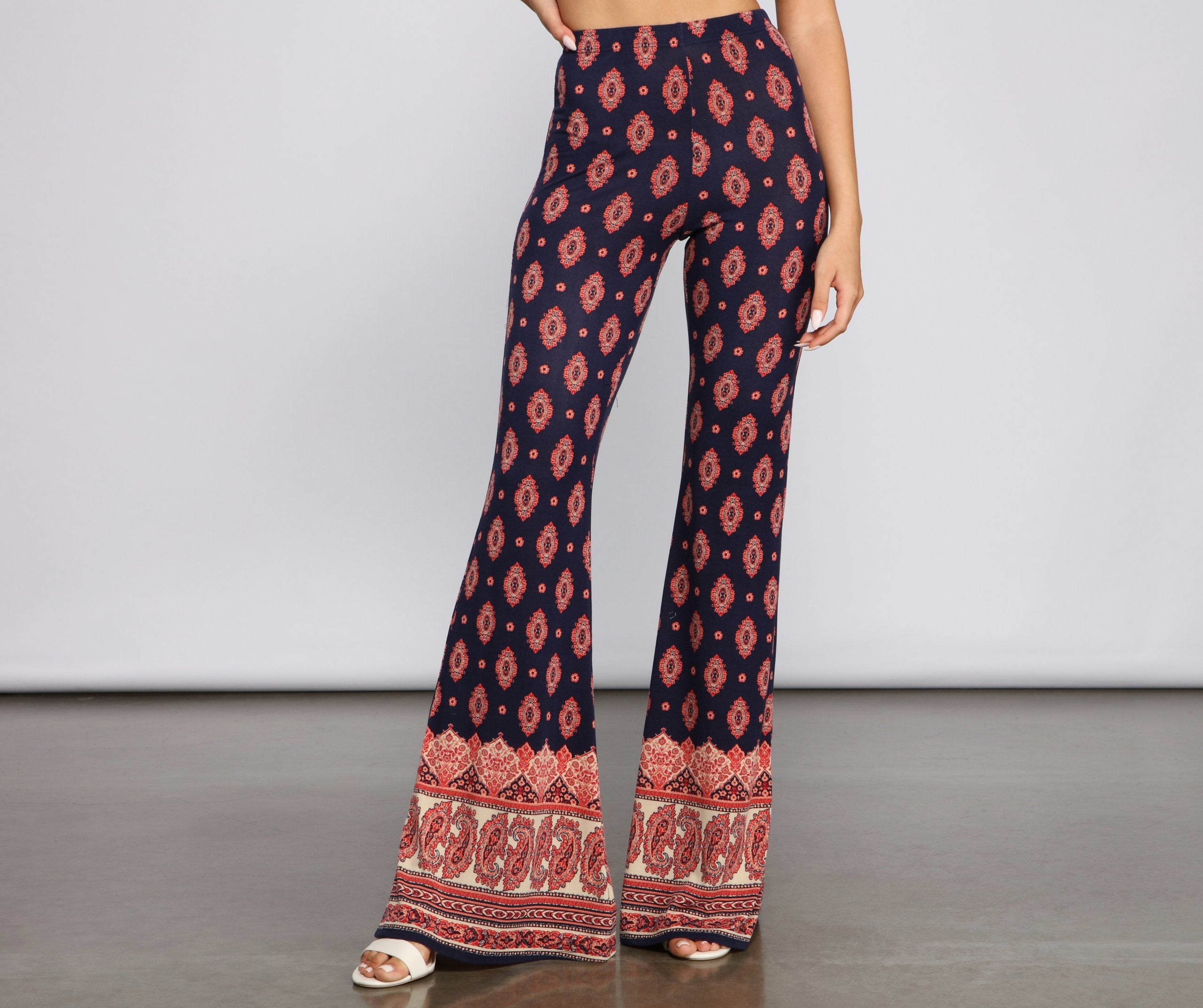 Wanderlust Beauty Flared Pants - Lady Occasions