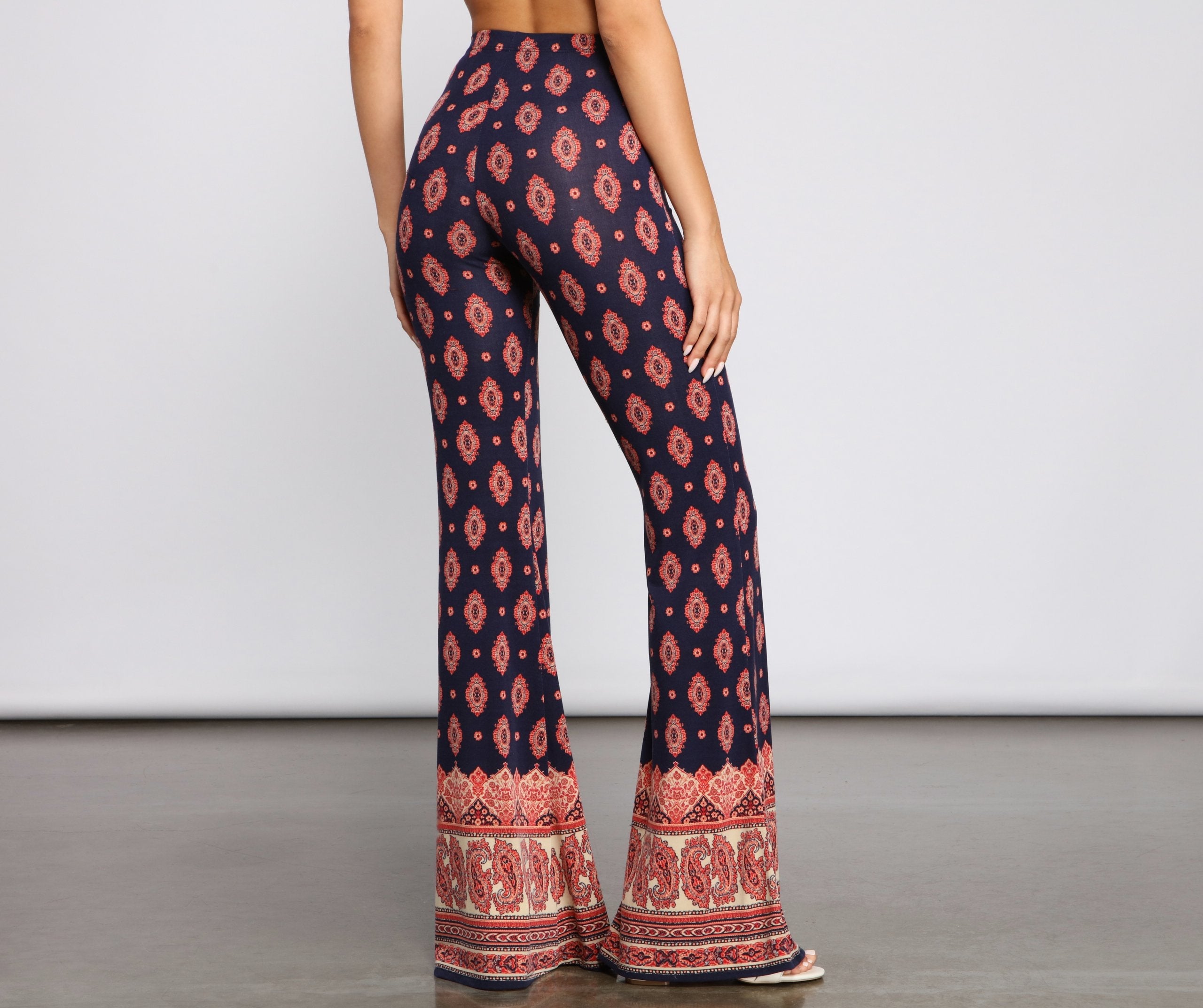 Wanderlust Beauty Flared Pants - Lady Occasions