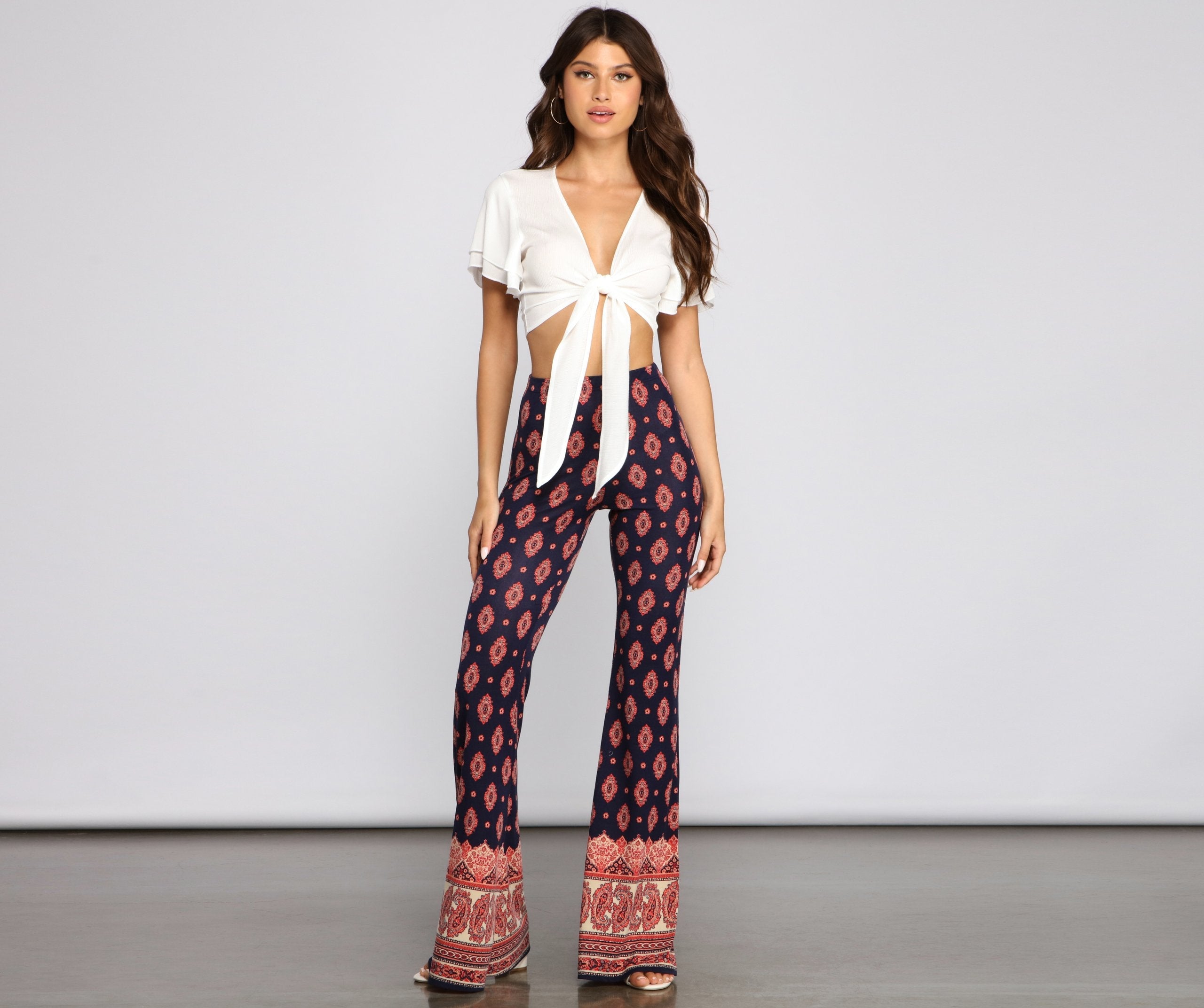 Wanderlust Beauty Flared Pants - Lady Occasions