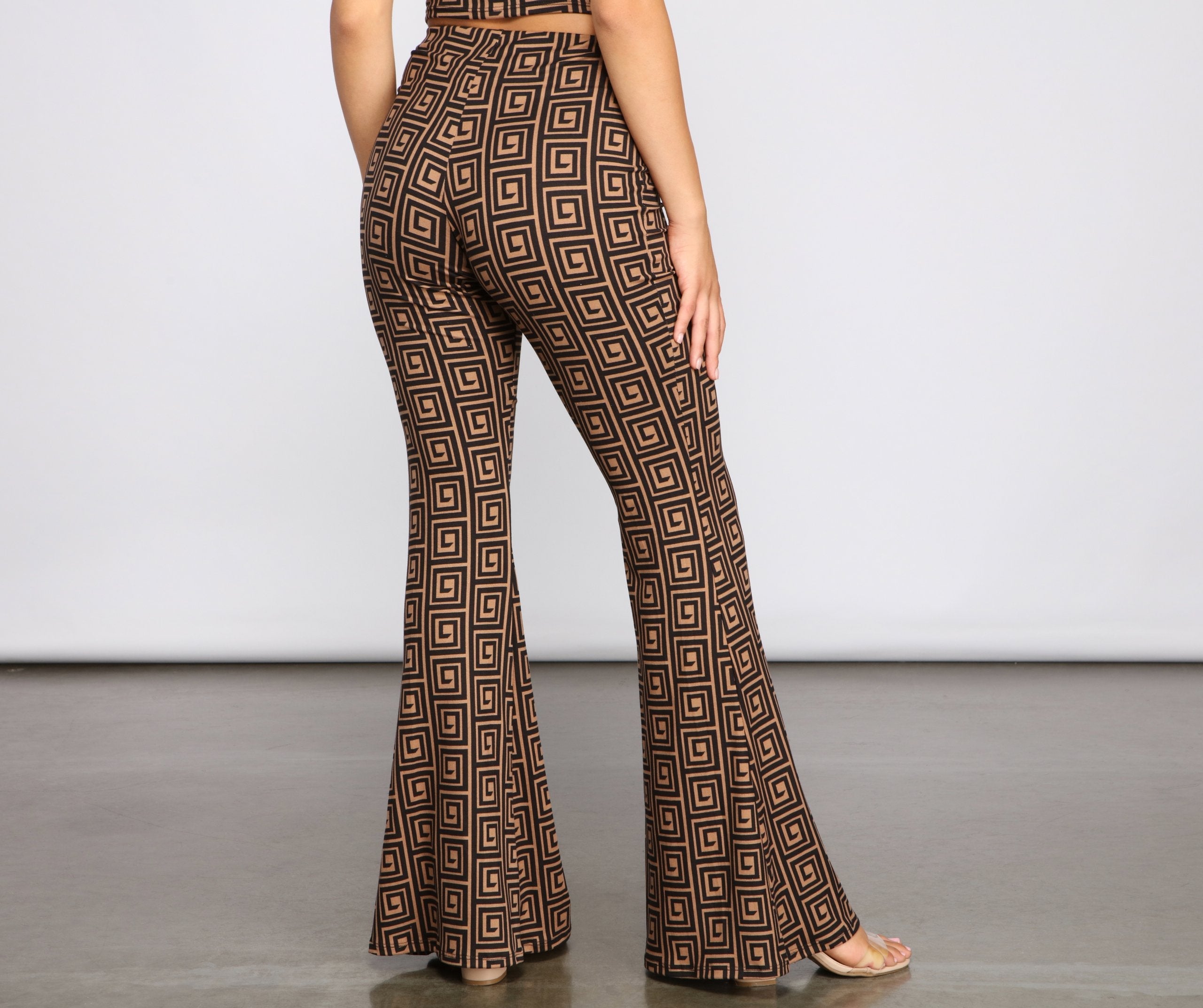 All Greek To Me Flared Pants - Lady Occasions