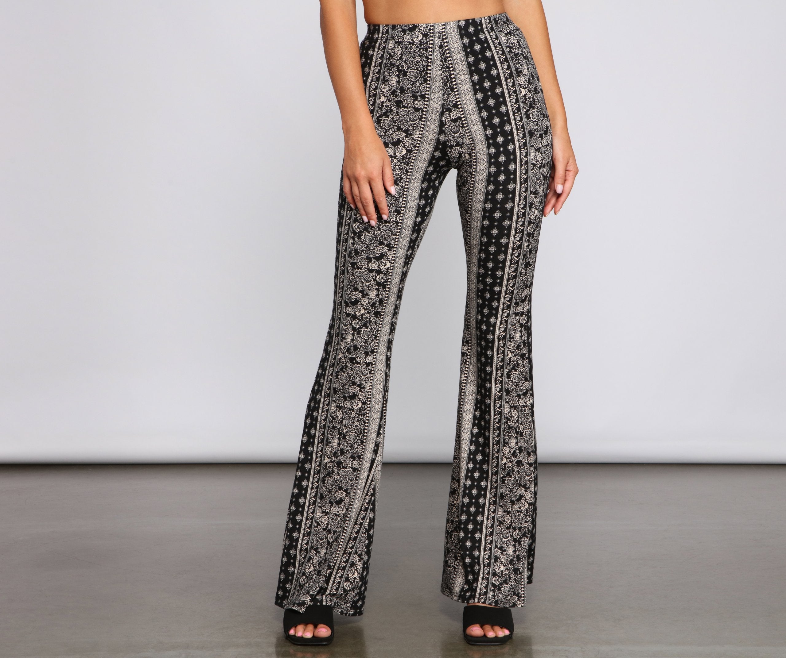 Wanderlust Beauty Flared Pants - Lady Occasions