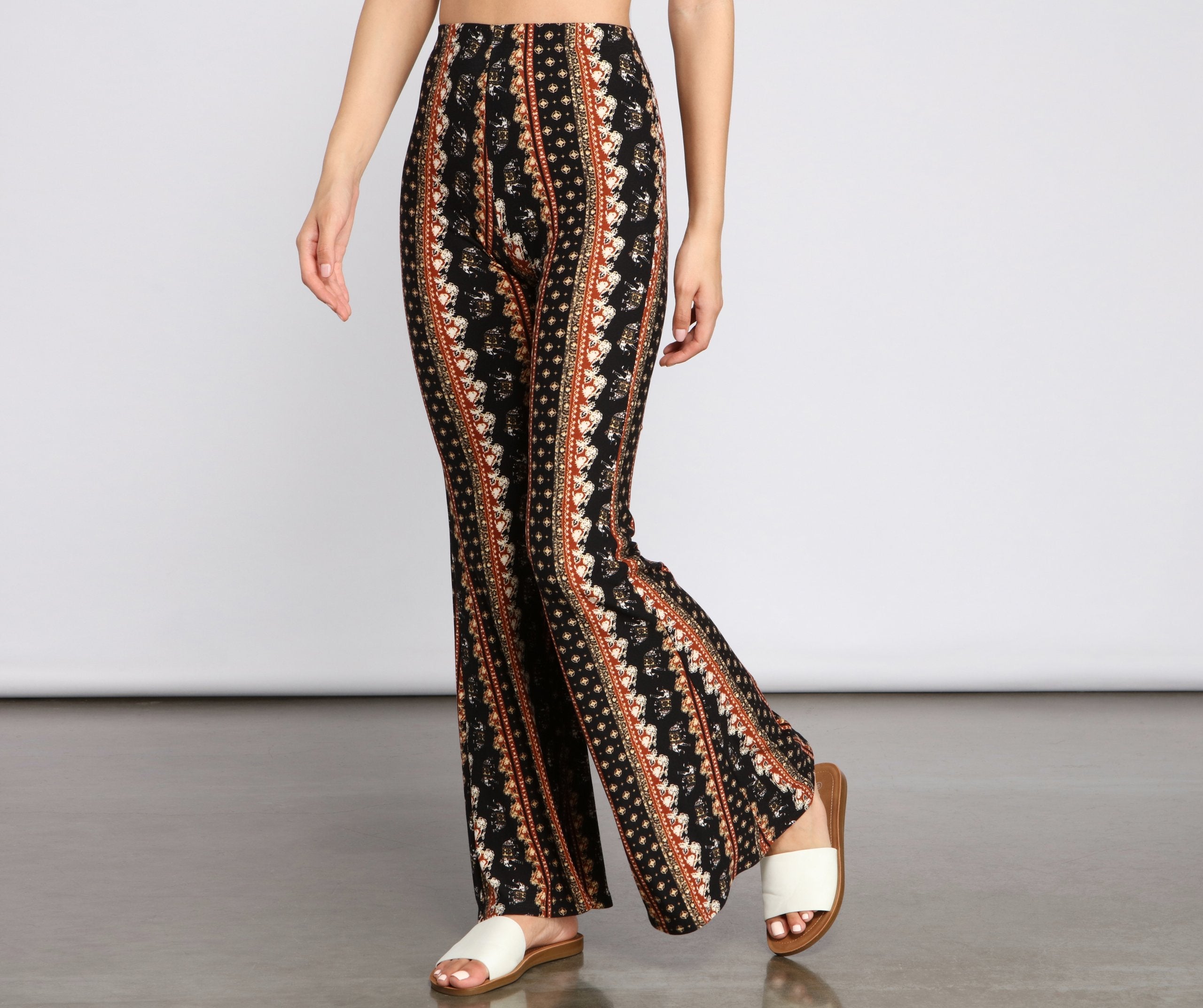 Wanderlust Beauty Flared Pants - Lady Occasions