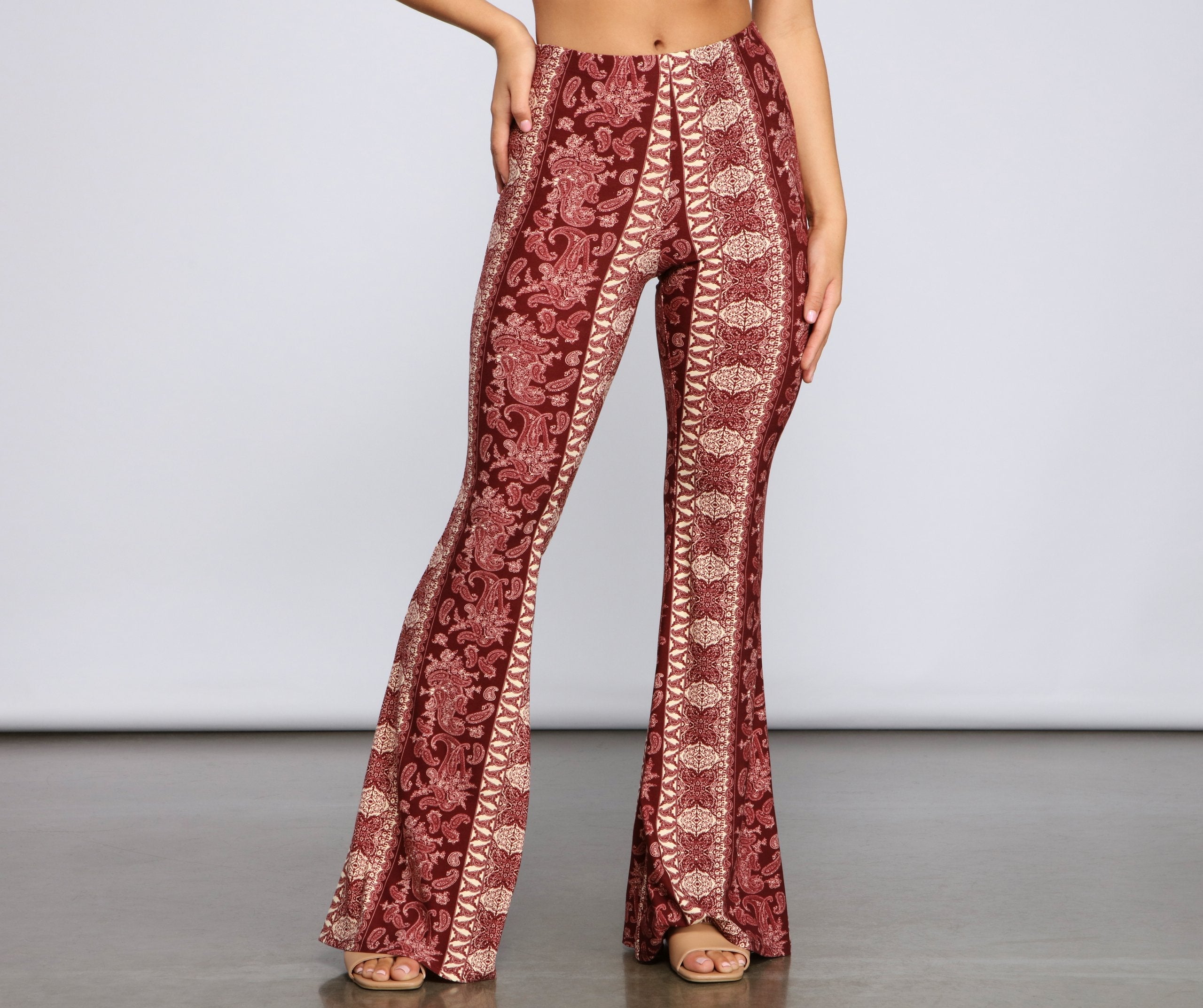 Wanderlust Beauty Flared Pants - Lady Occasions