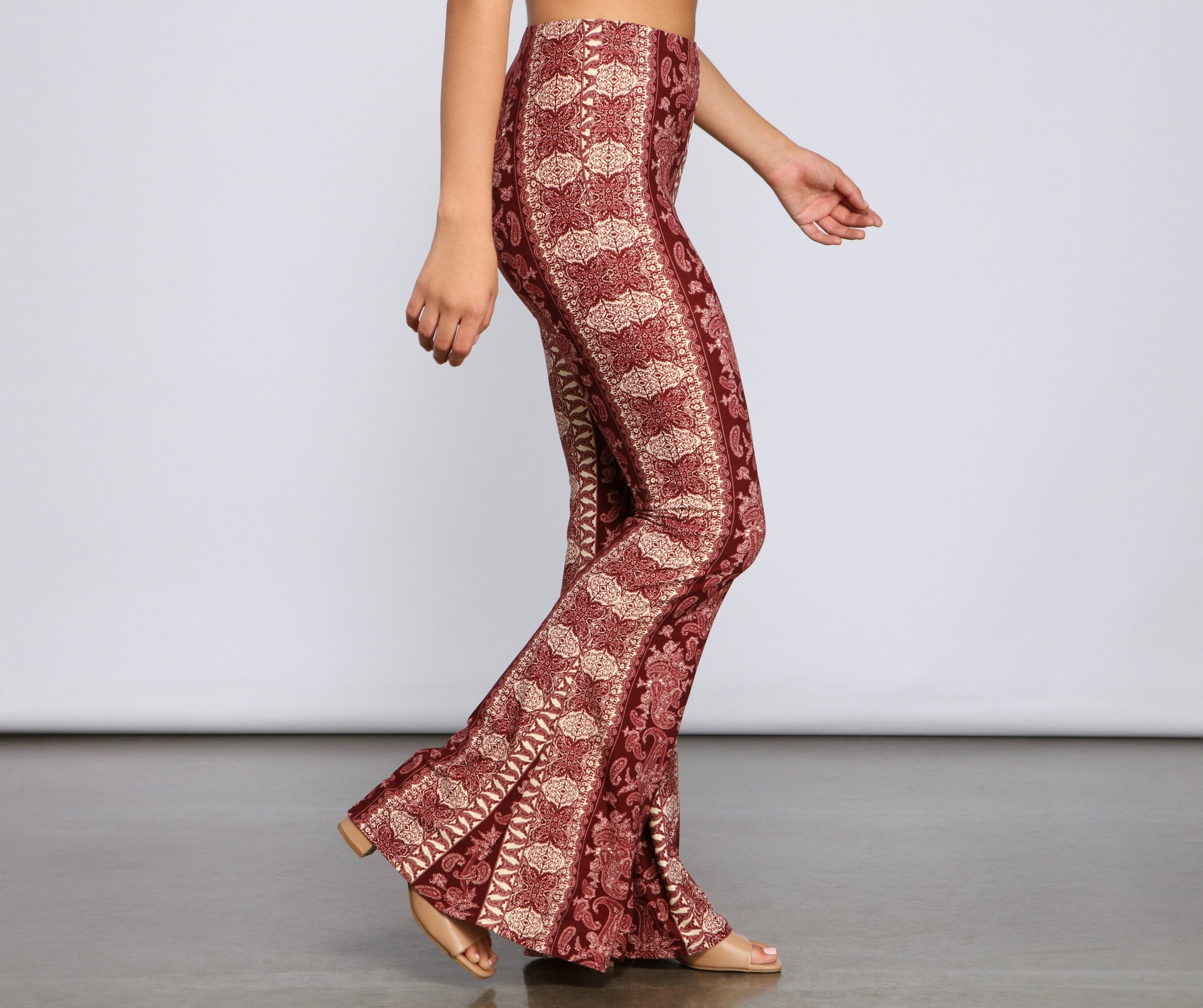 Wanderlust Beauty Flared Pants - Lady Occasions