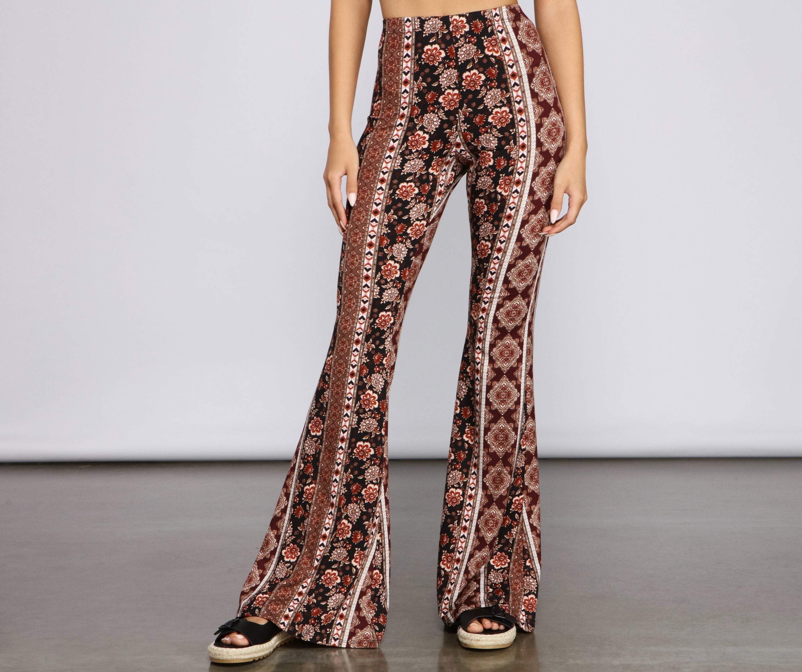 Wanderlust Beauty Flared Pants - Lady Occasions