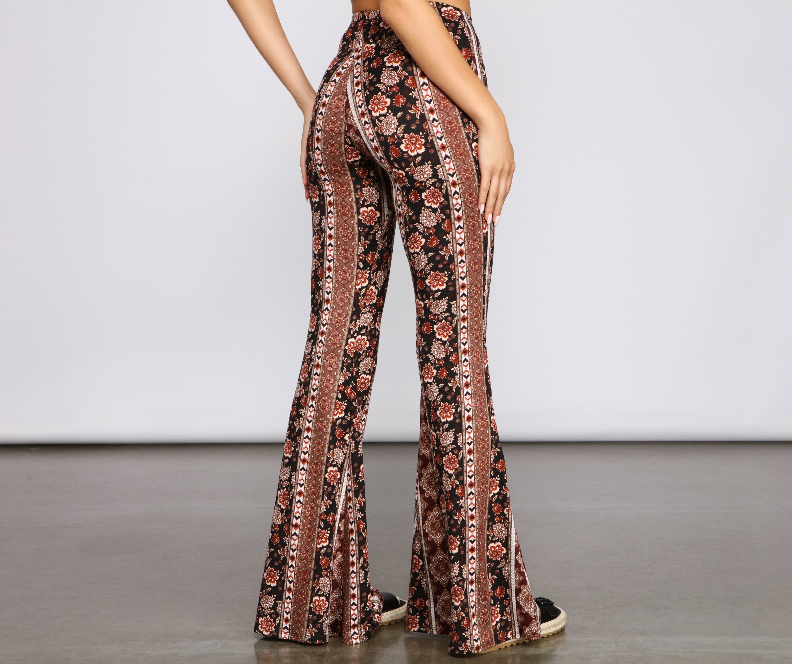 Wanderlust Beauty Flared Pants - Lady Occasions