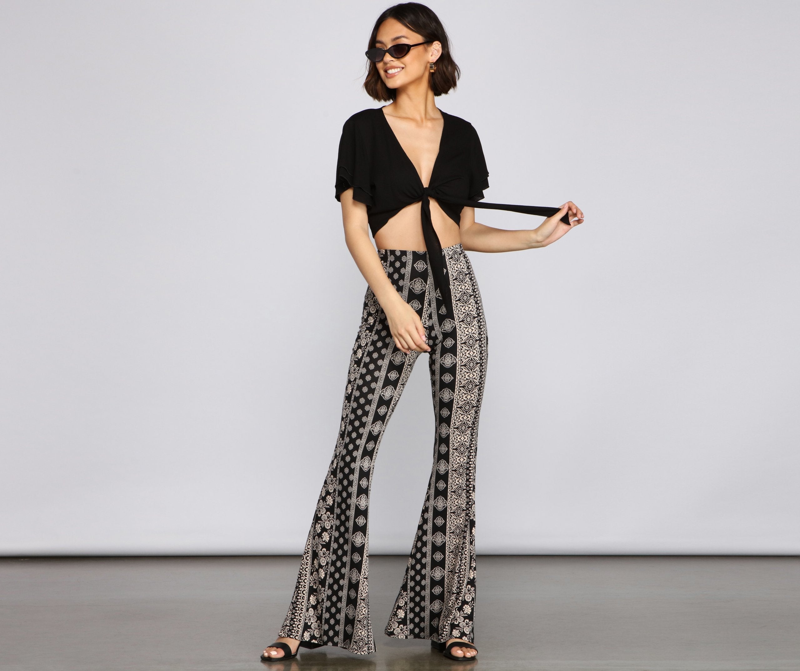 Wanderlust Beauty Flared Pants - Lady Occasions