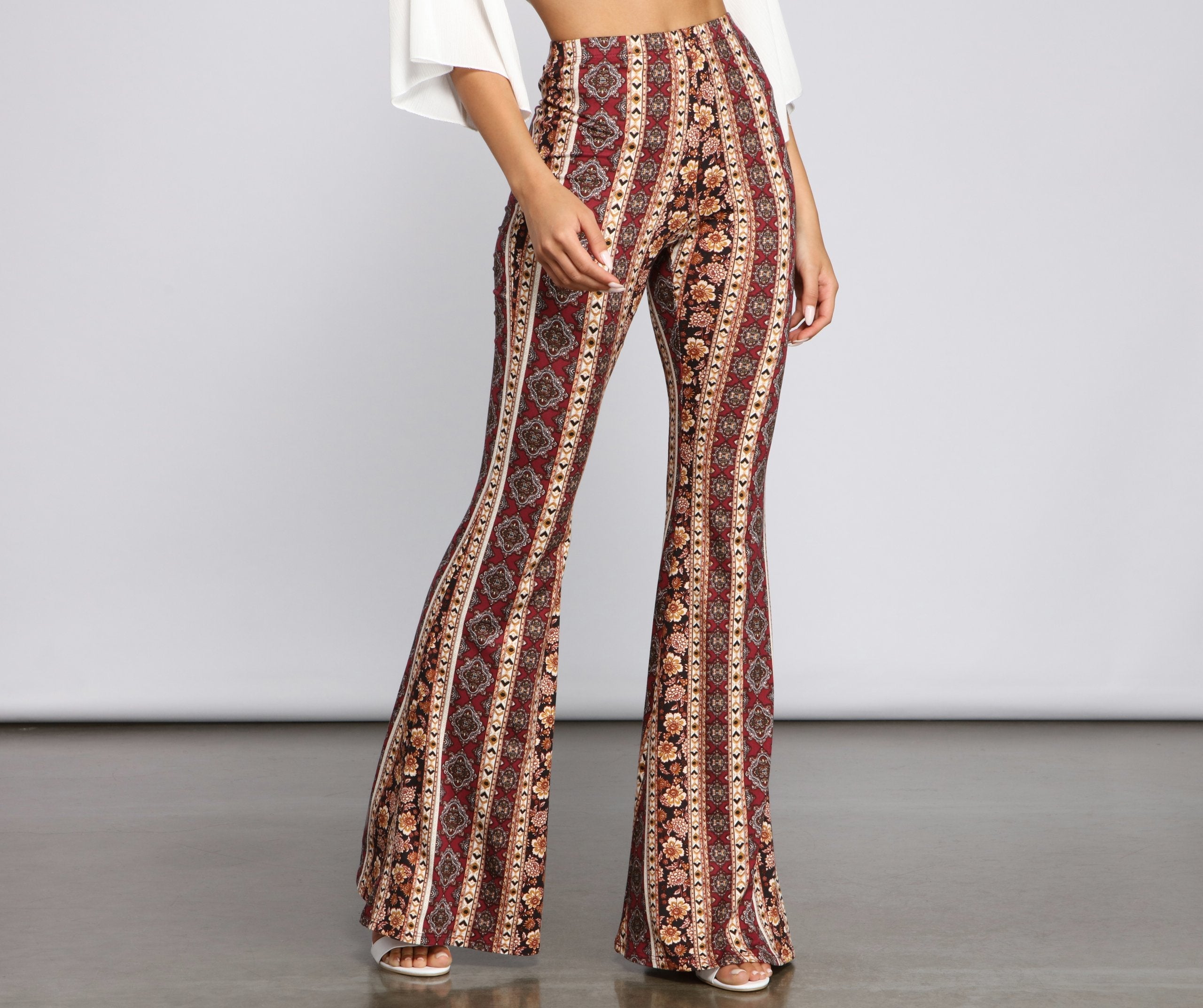 Wanderlust Beauty Flared Pants - Lady Occasions