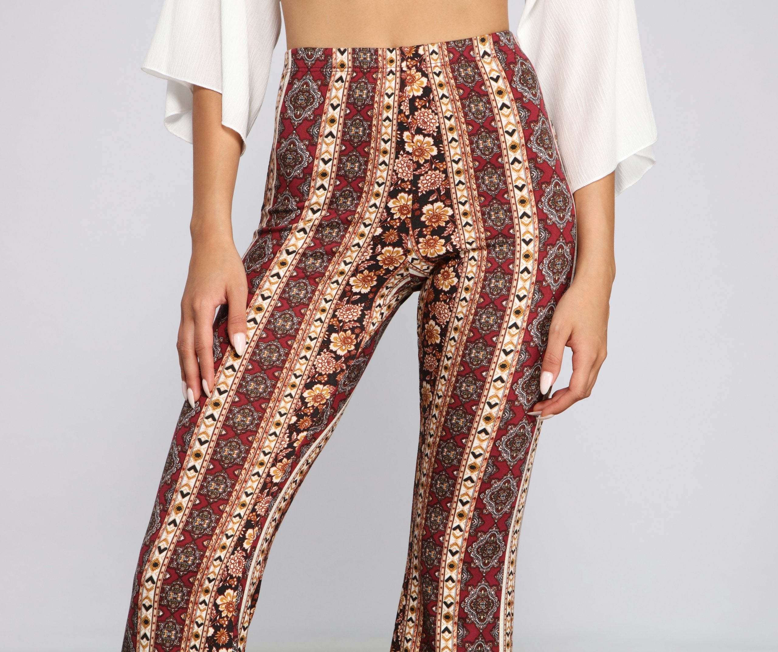 Wanderlust Beauty Flared Pants - Lady Occasions