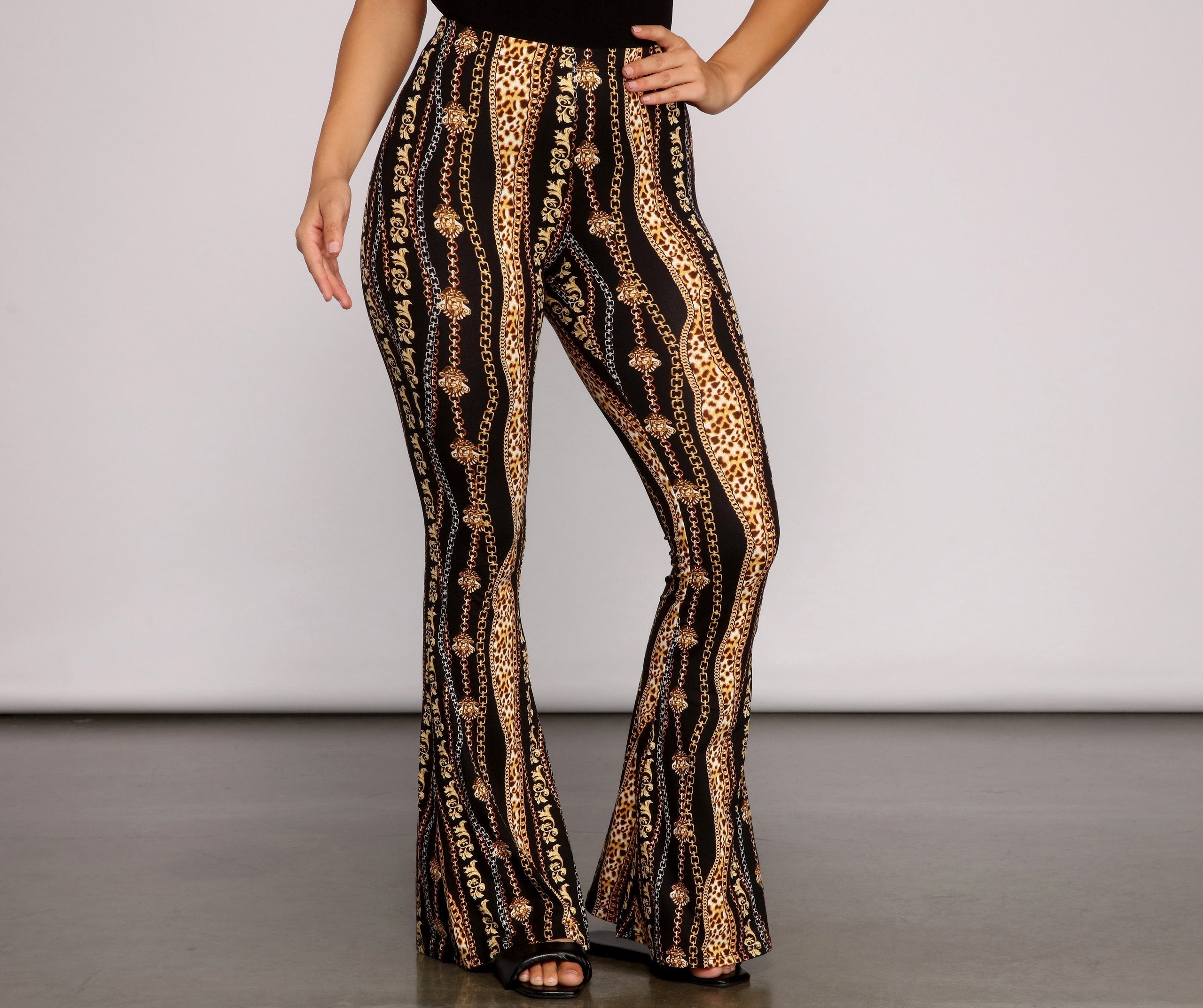 Dreamy Boho-Chic Flare Pants - Lady Occasions