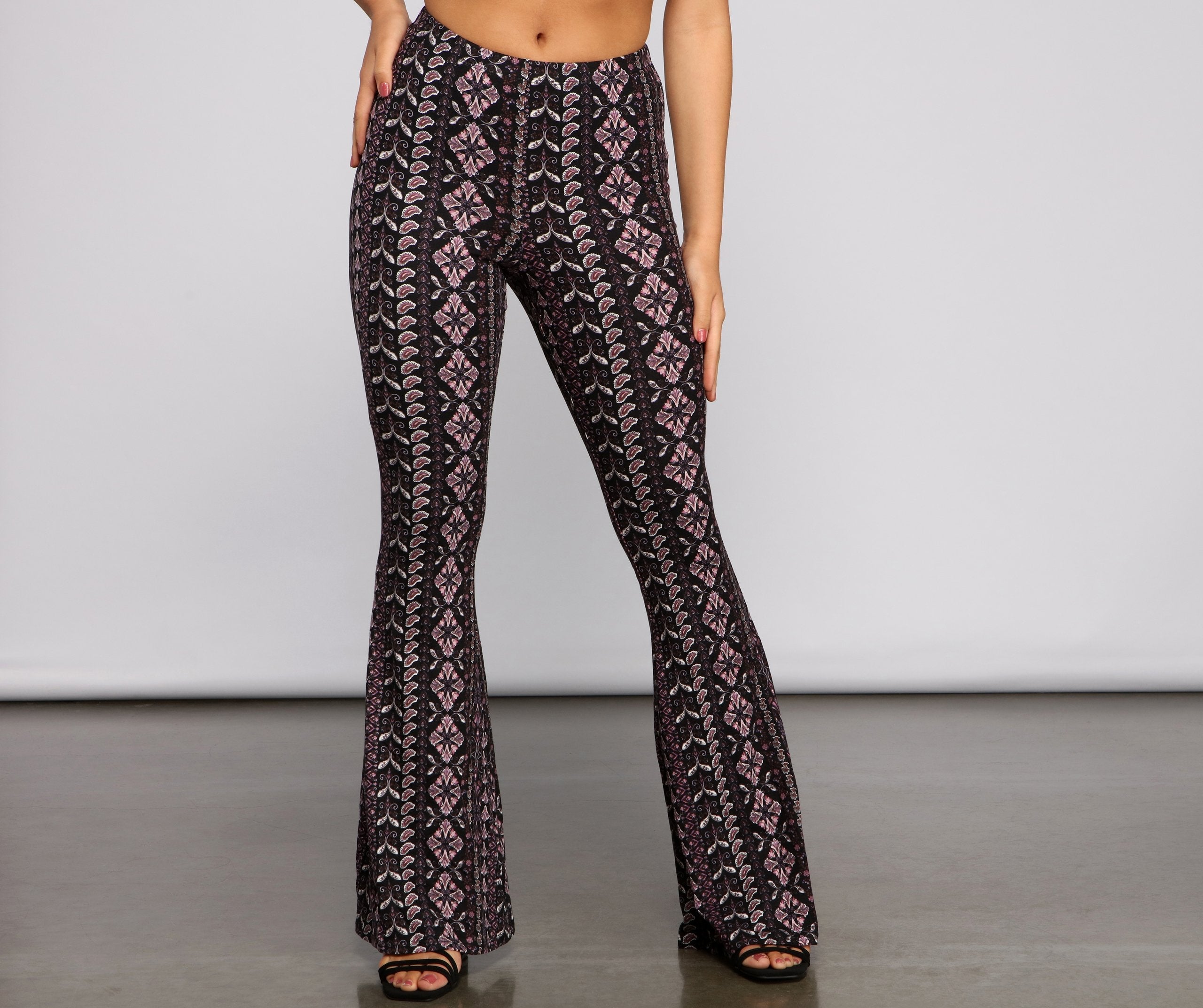 Dreamy Boho-Chic Flare Pants - Lady Occasions