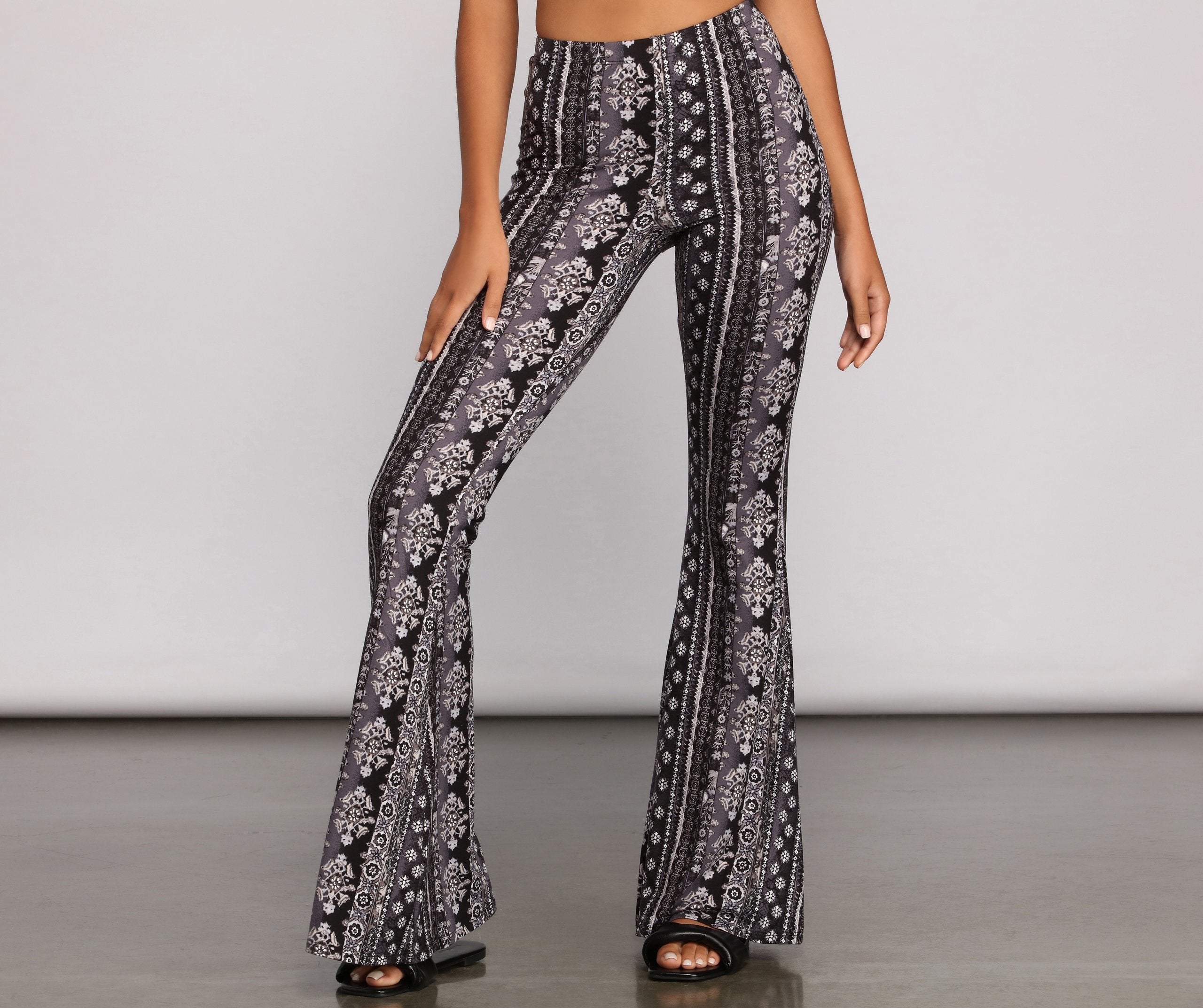 Dreamy Boho-Chic Flare Pants - Lady Occasions