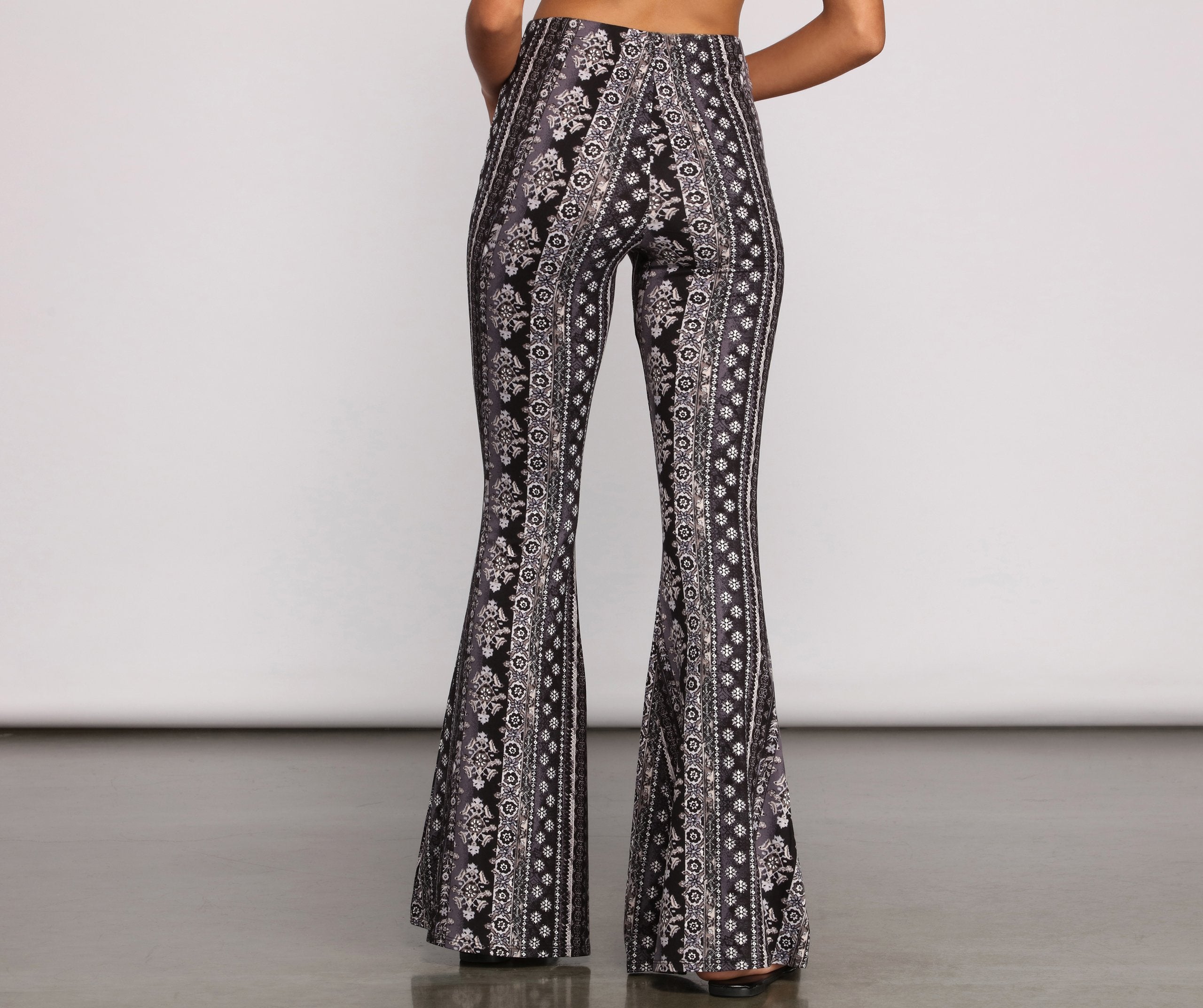 Dreamy Boho-Chic Flare Pants - Lady Occasions