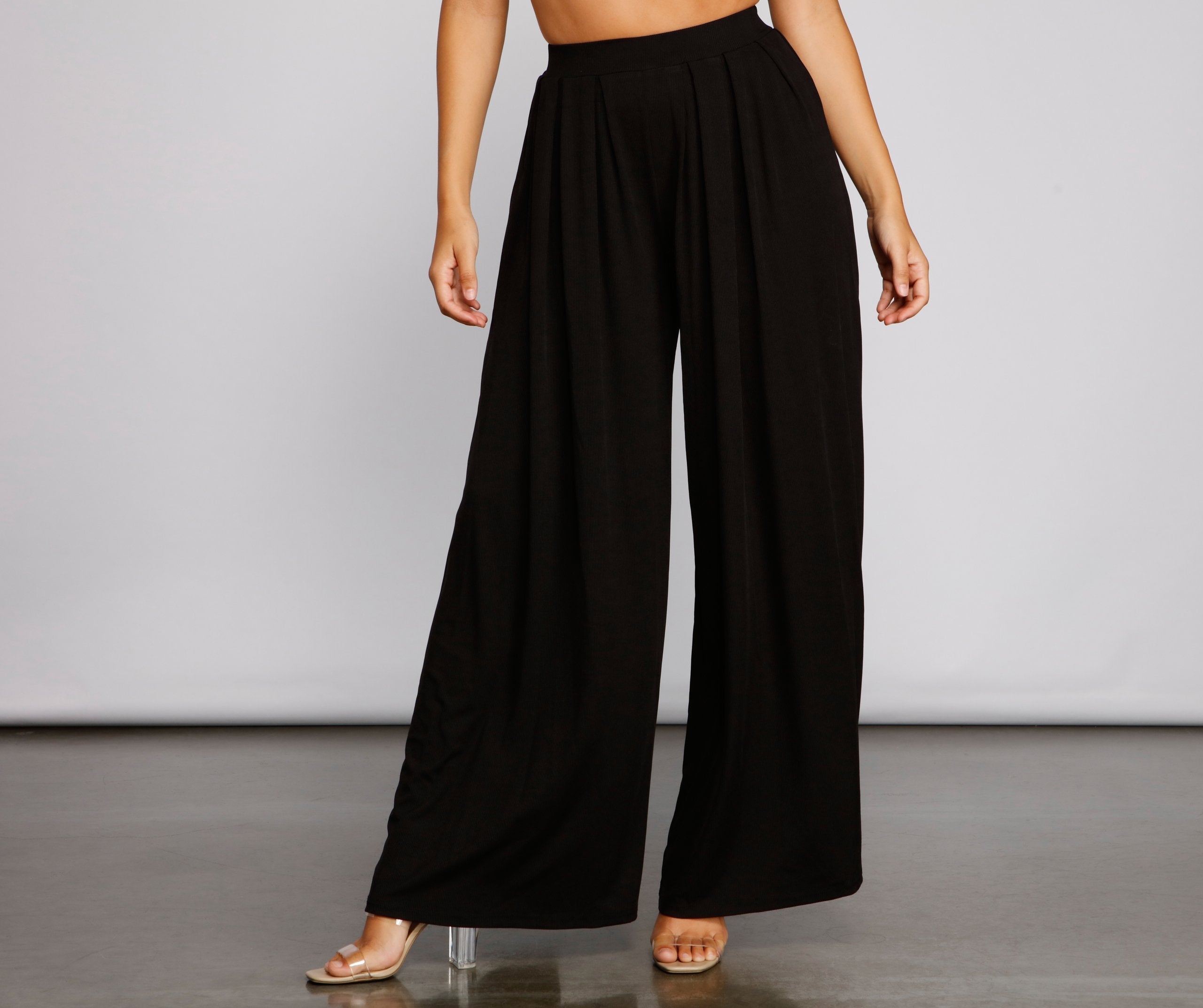 Vacay Vibes High Waist Palazzo Pants - Lady Occasions