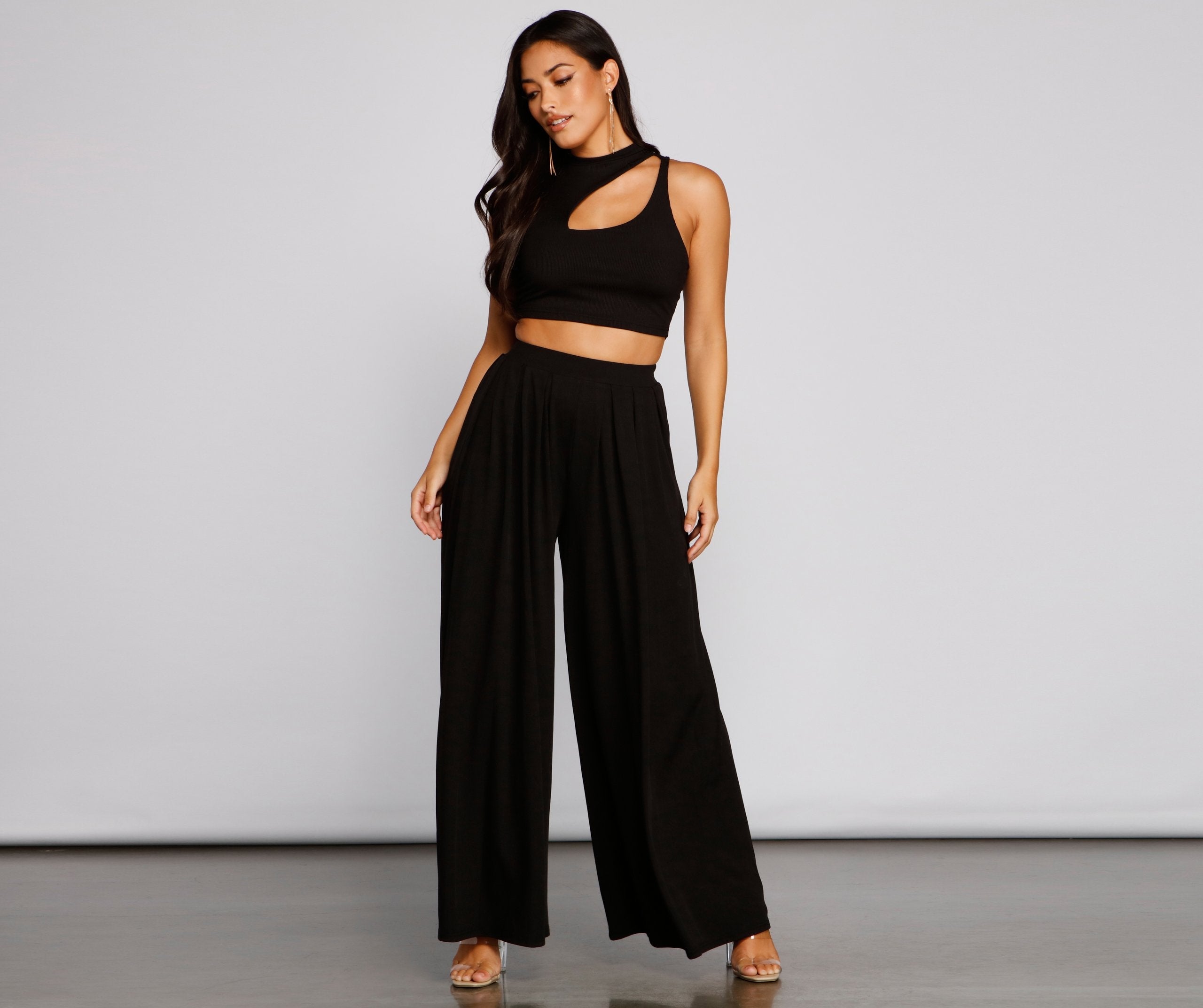 Vacay Vibes High Waist Palazzo Pants - Lady Occasions