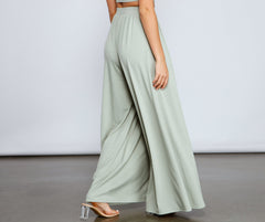 Vacay Vibes High Waist Palazzo Pants - Lady Occasions