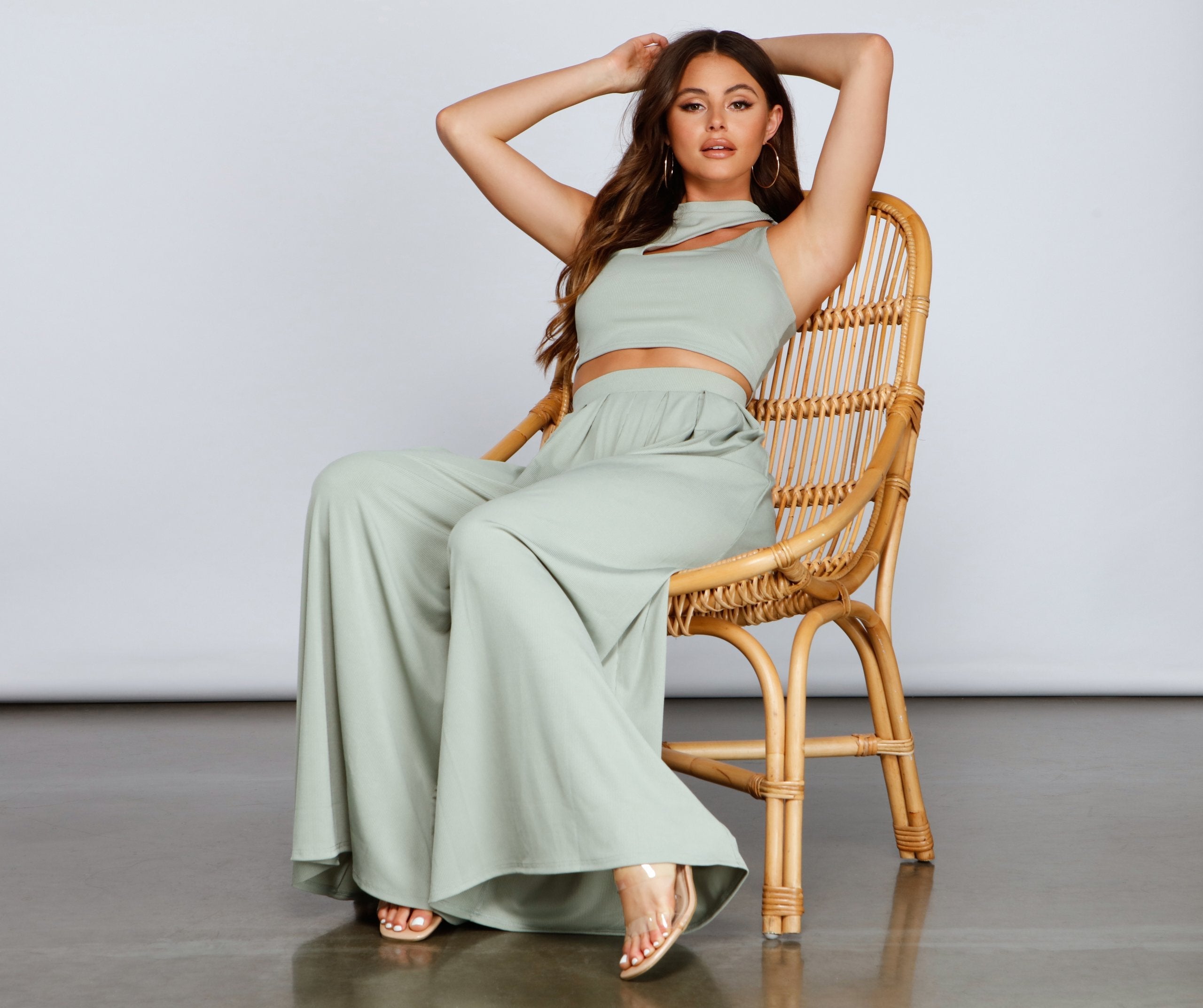 Vacay Vibes High Waist Palazzo Pants - Lady Occasions