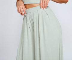 Vacay Vibes High Waist Palazzo Pants - Lady Occasions