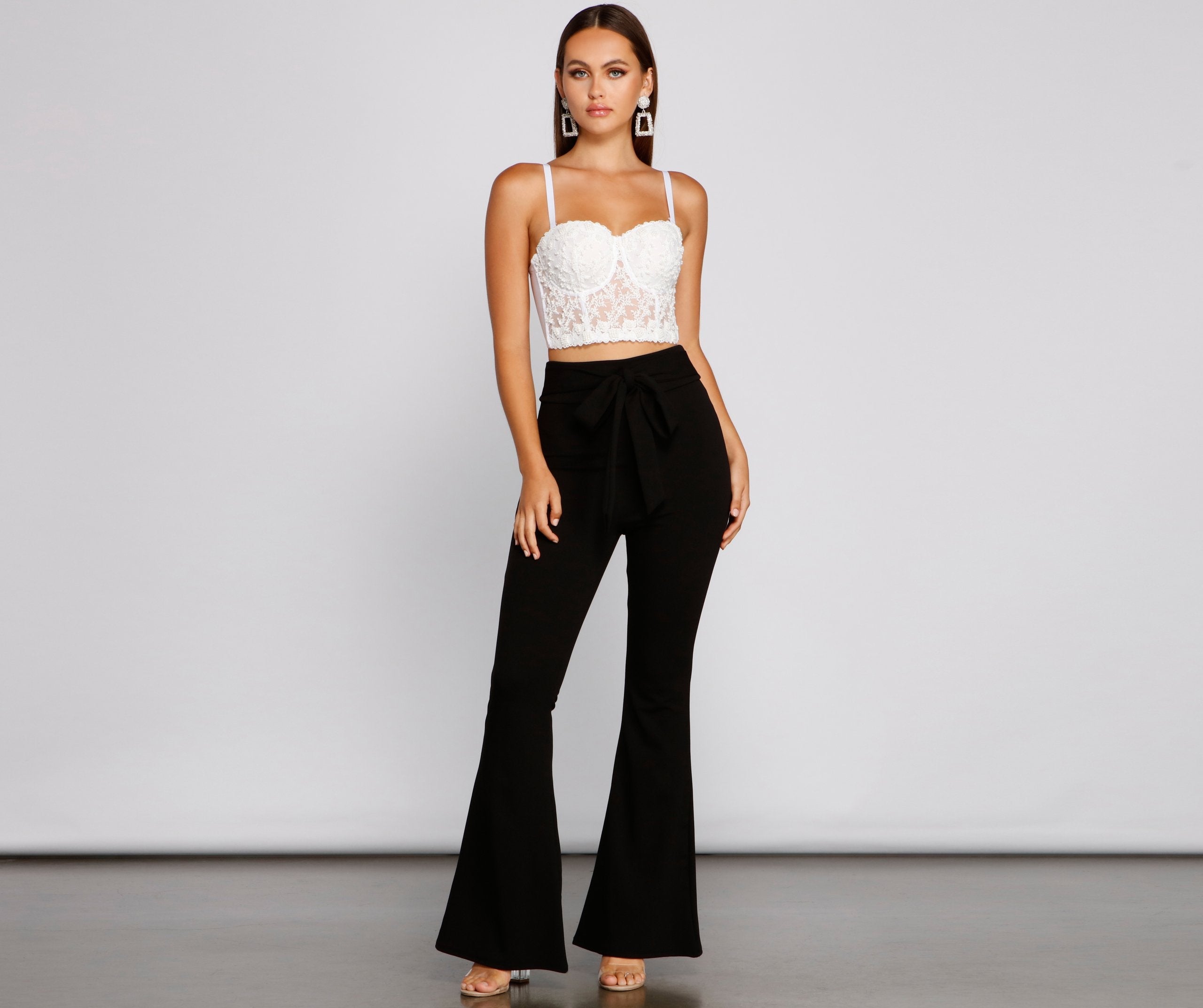 Dressed To Impress Flare Pants - Lady Occasions