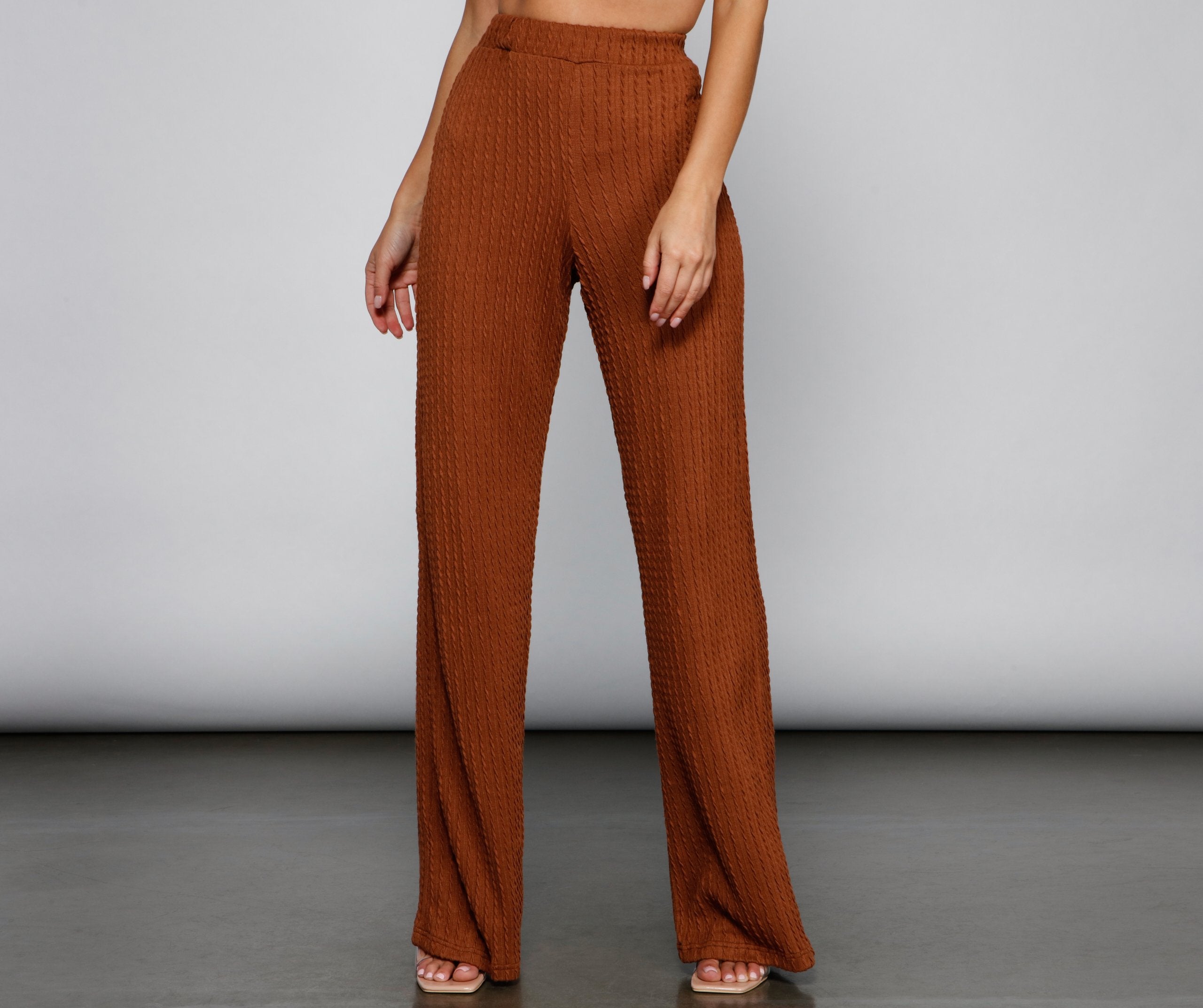 The Everyday Wide-Leg Knit Pants - Lady Occasions