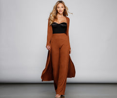 The Everyday Wide-Leg Knit Pants - Lady Occasions