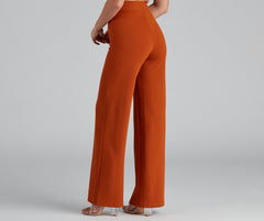 House Of Glam Belted Wide Leg Pants - Lady Occasions