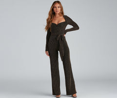 Shine In Celebration Lurex Jumpsuit