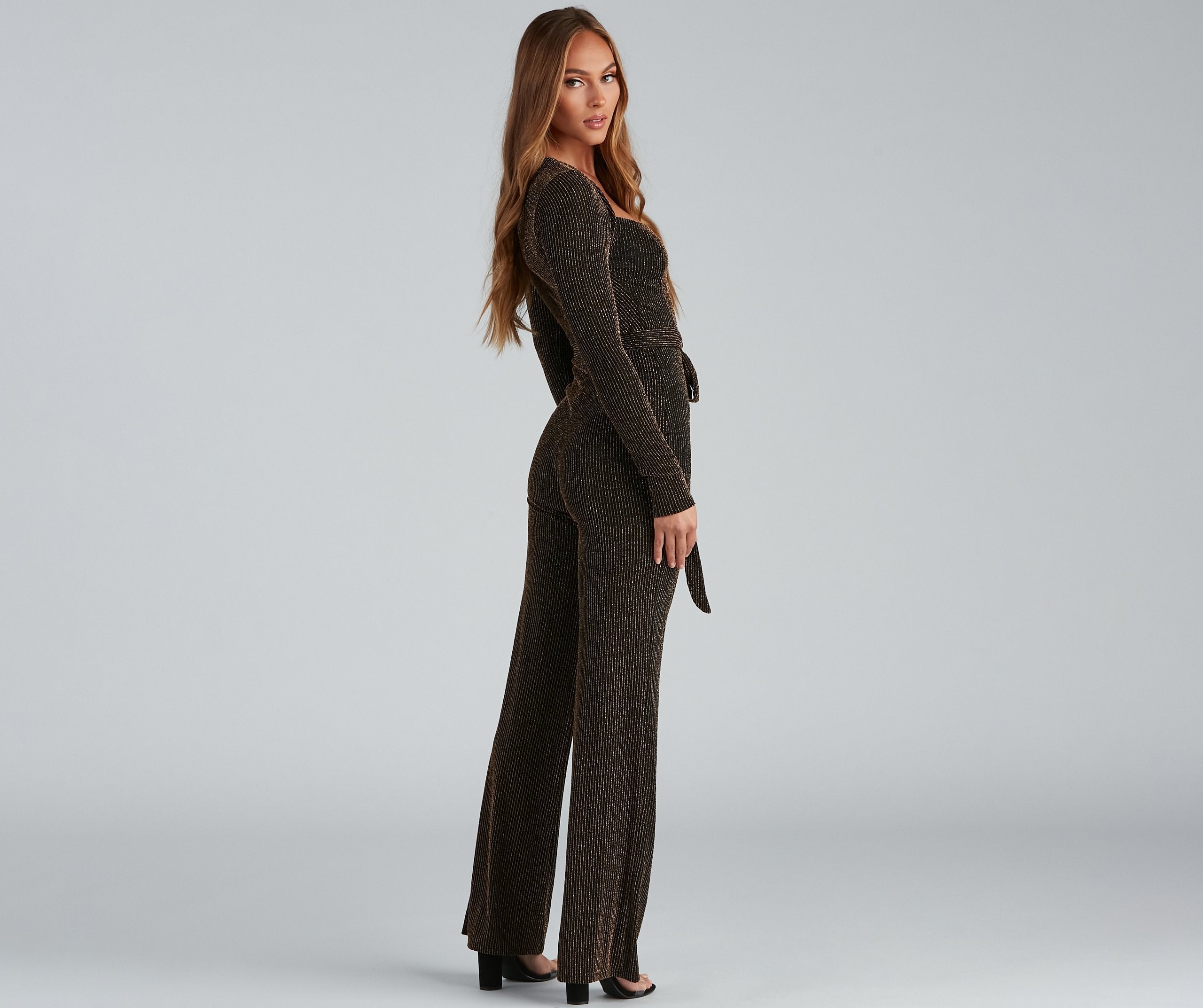 Shine In Celebration Lurex Jumpsuit