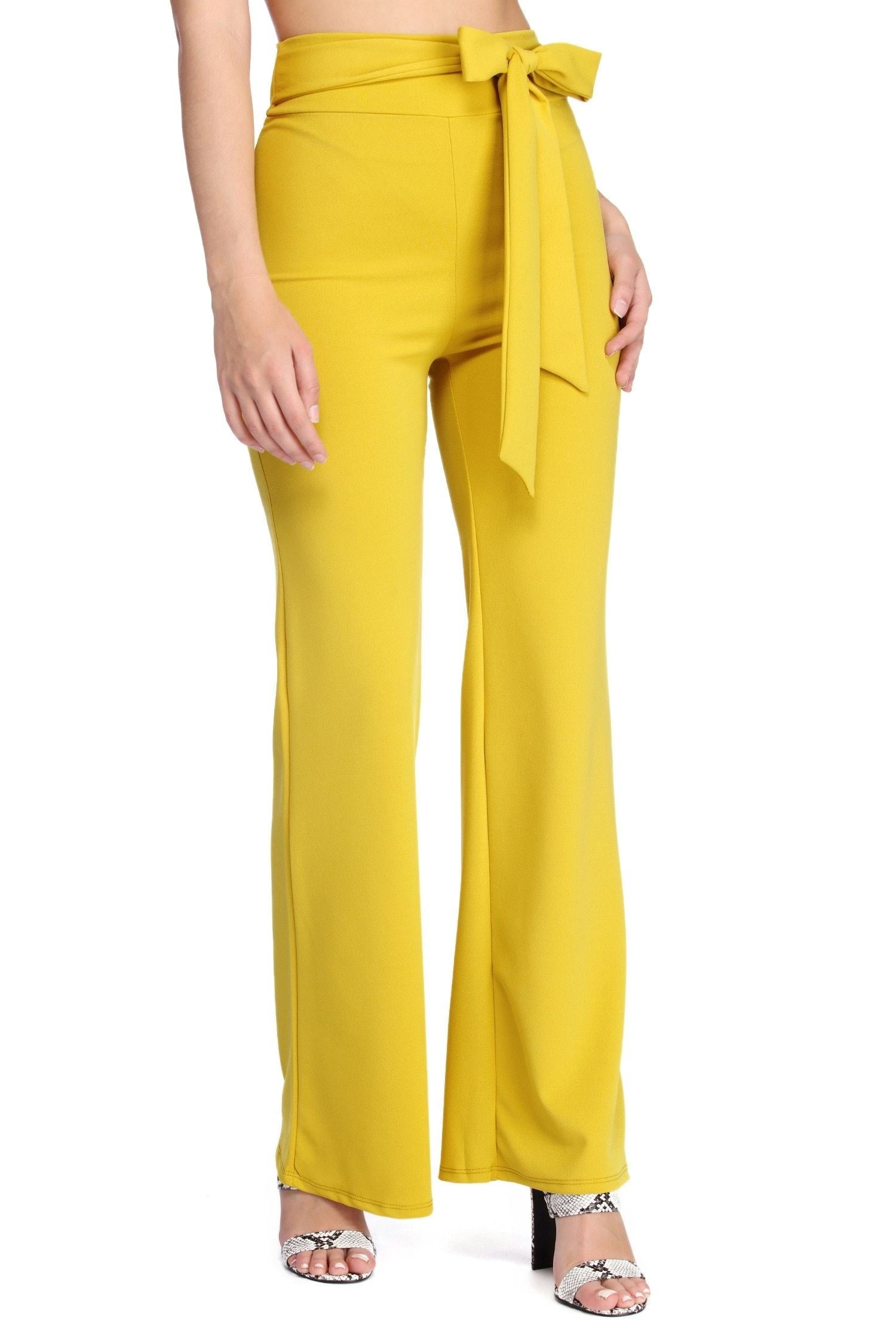 Sealed With Style Tie-Waist Pants - Lady Occasions