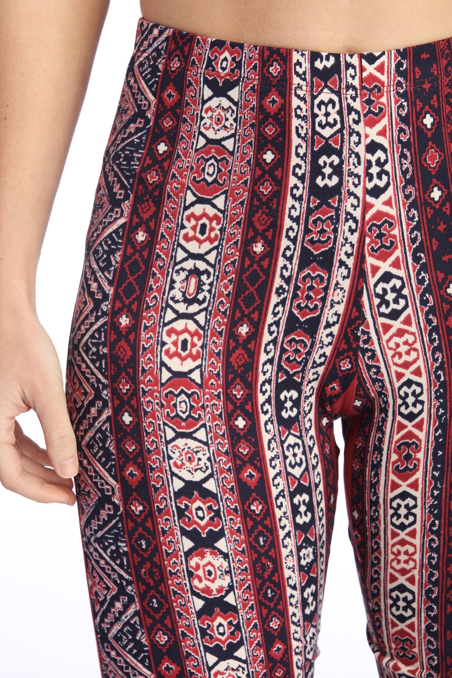 Boho Wanderer Paisley Flared Pants - Lady Occasions