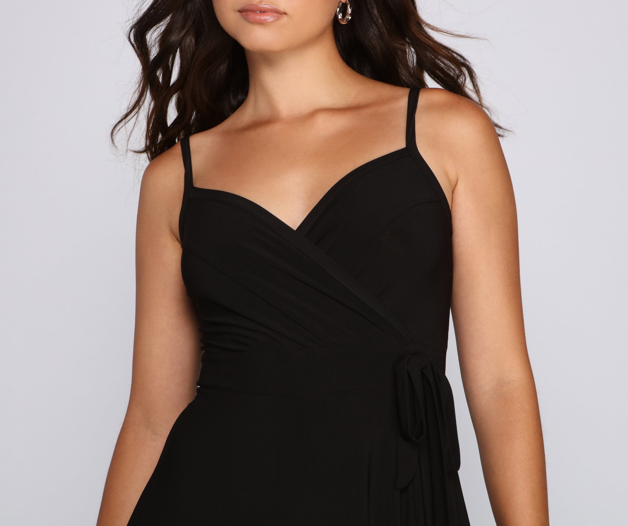 The Main Event Sleeveless Skater Romper - Lady Occasions