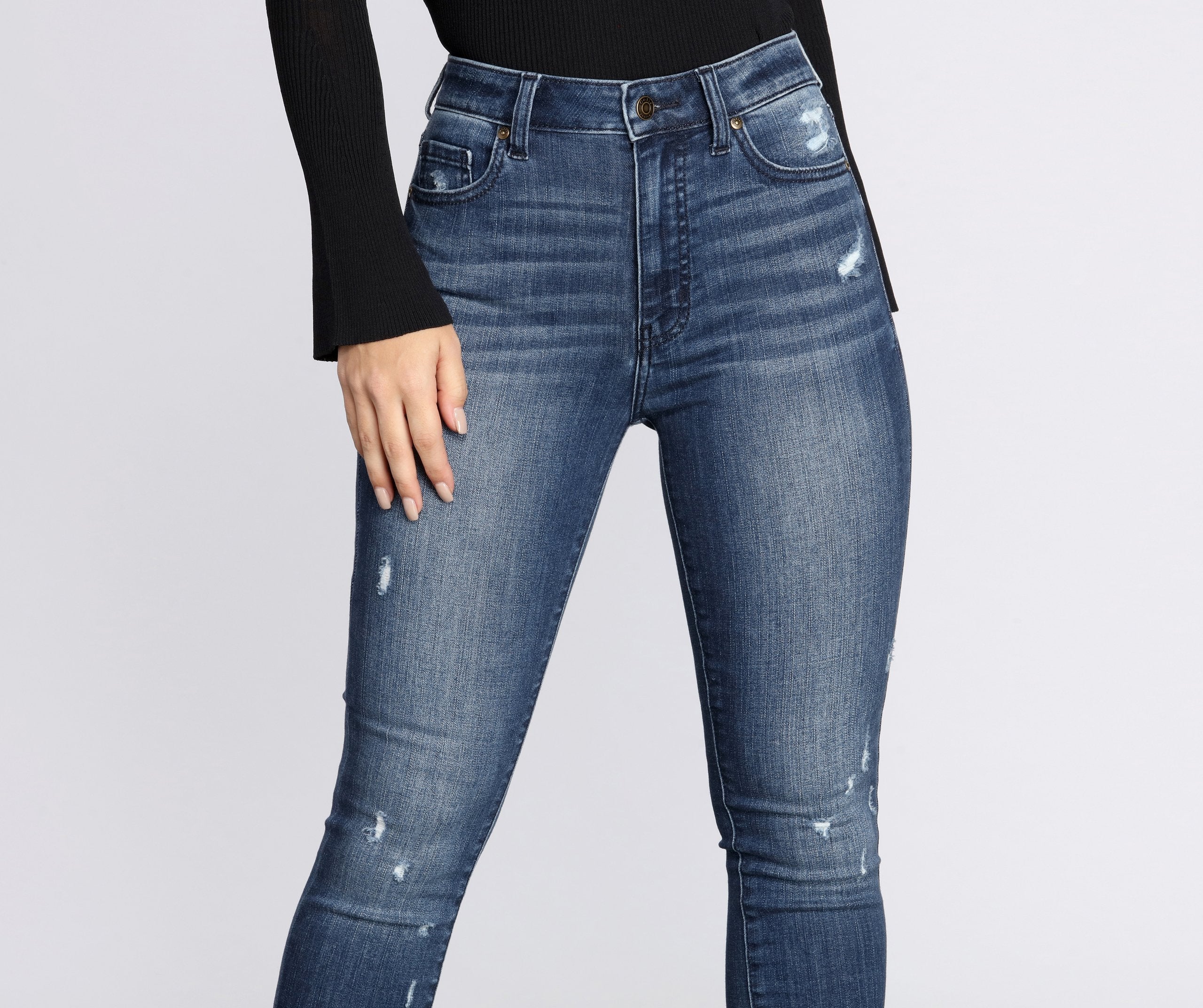 Bella High Rise Skinny Ankle Jeans - Lady Occasions