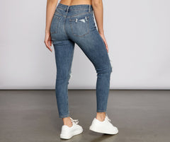 Josie Mid-Rise Cropped Skinny Jeans - Lady Occasions