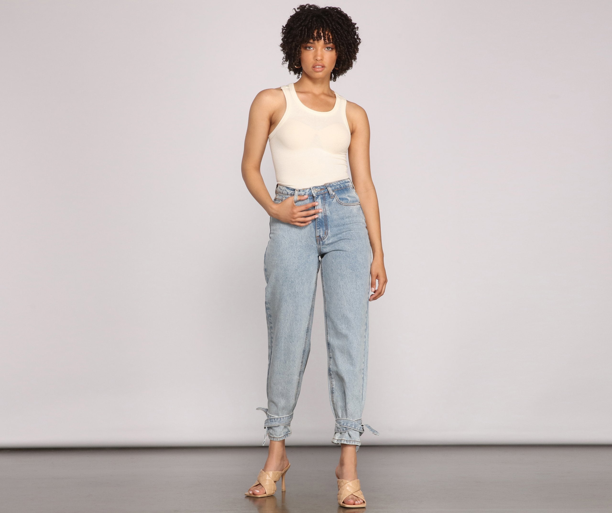 Thinking About You High-Rise Boyfriend Jeans - Lady Occasions