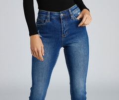 Harper Mid-Rise Distressed Crop Skinny Jeans - Lady Occasions