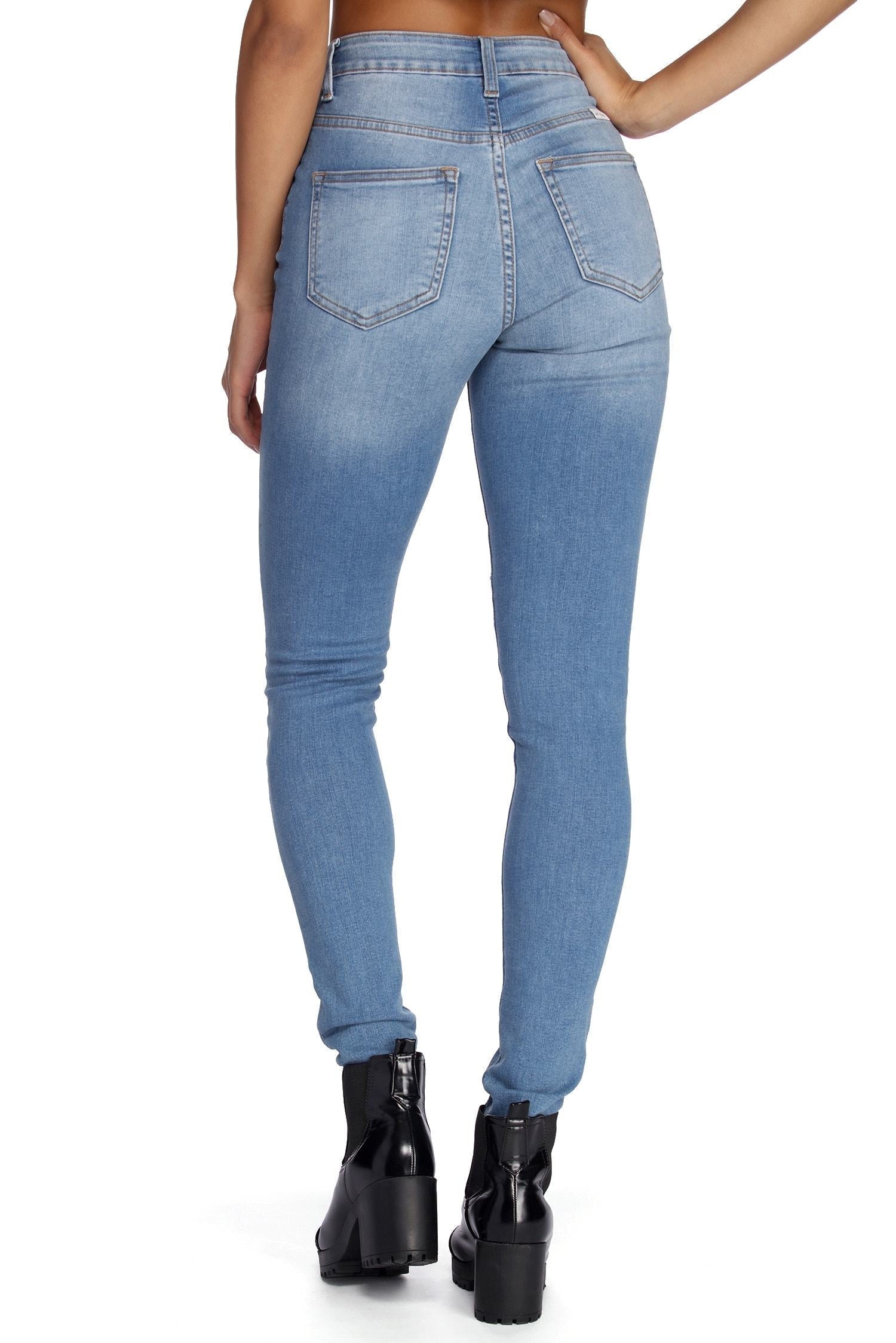 Distressed To Impress Skinny Jeans - Lady Occasions