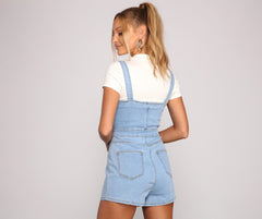 Easy Denim Days Shortalls - Lady Occasions