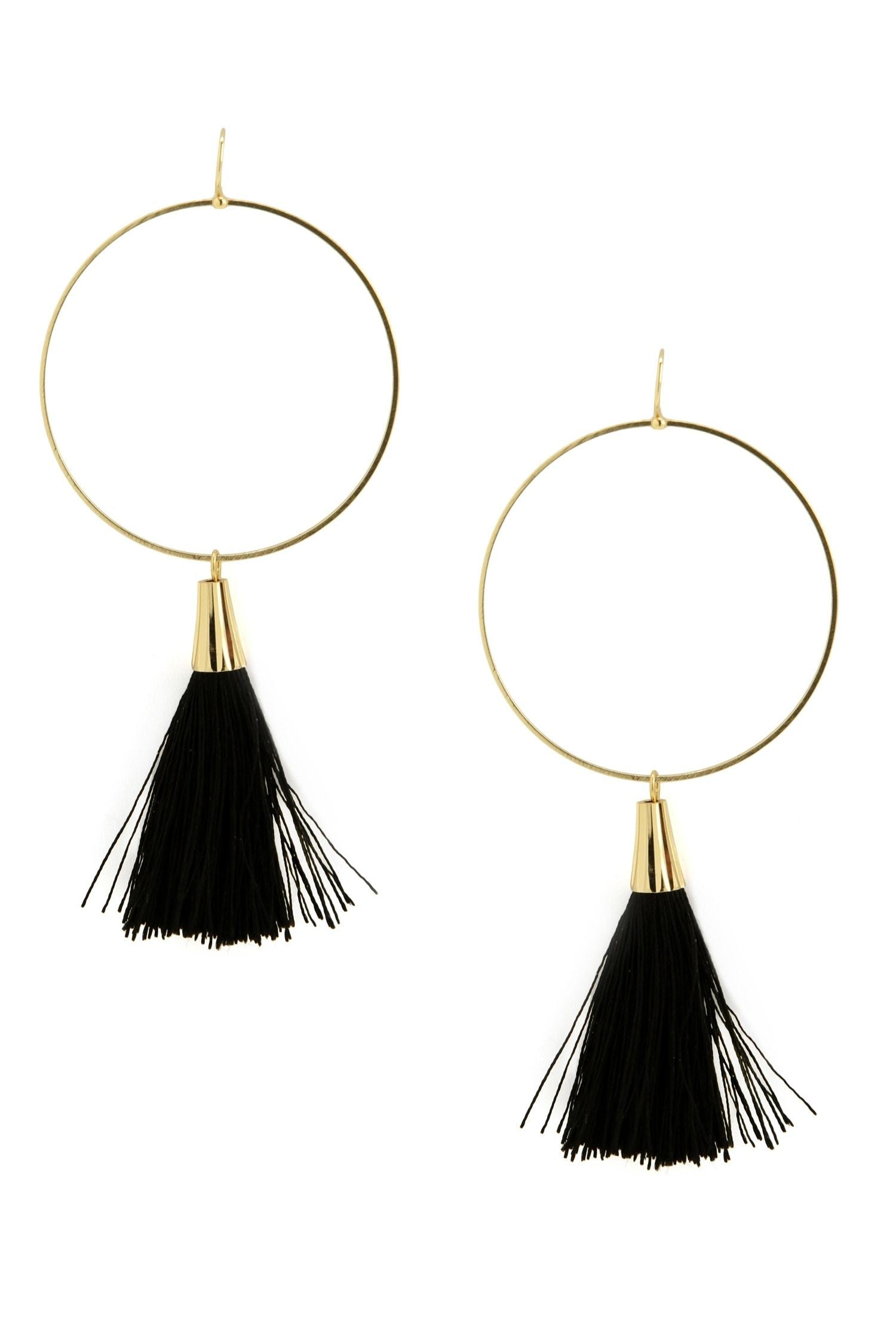 Tassel On Hoops - Lady Occasions