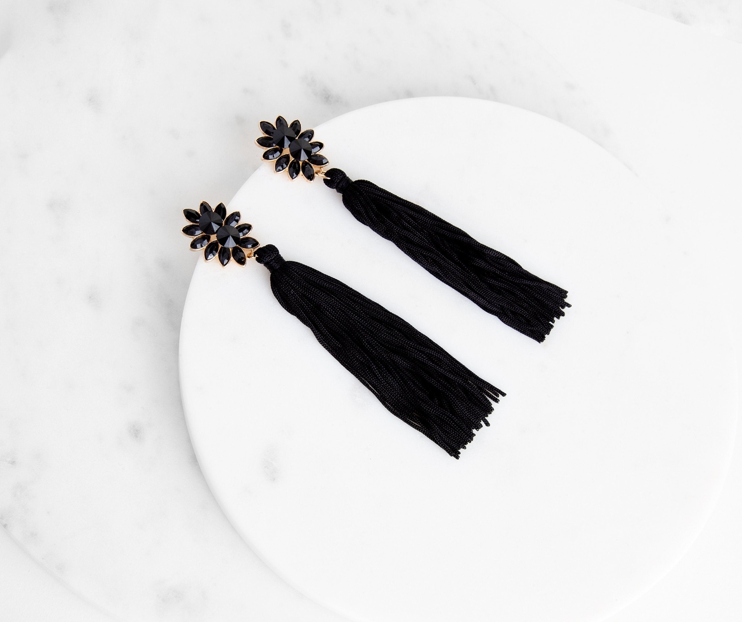 Boho Tassel Floral Earrings - Lady Occasions