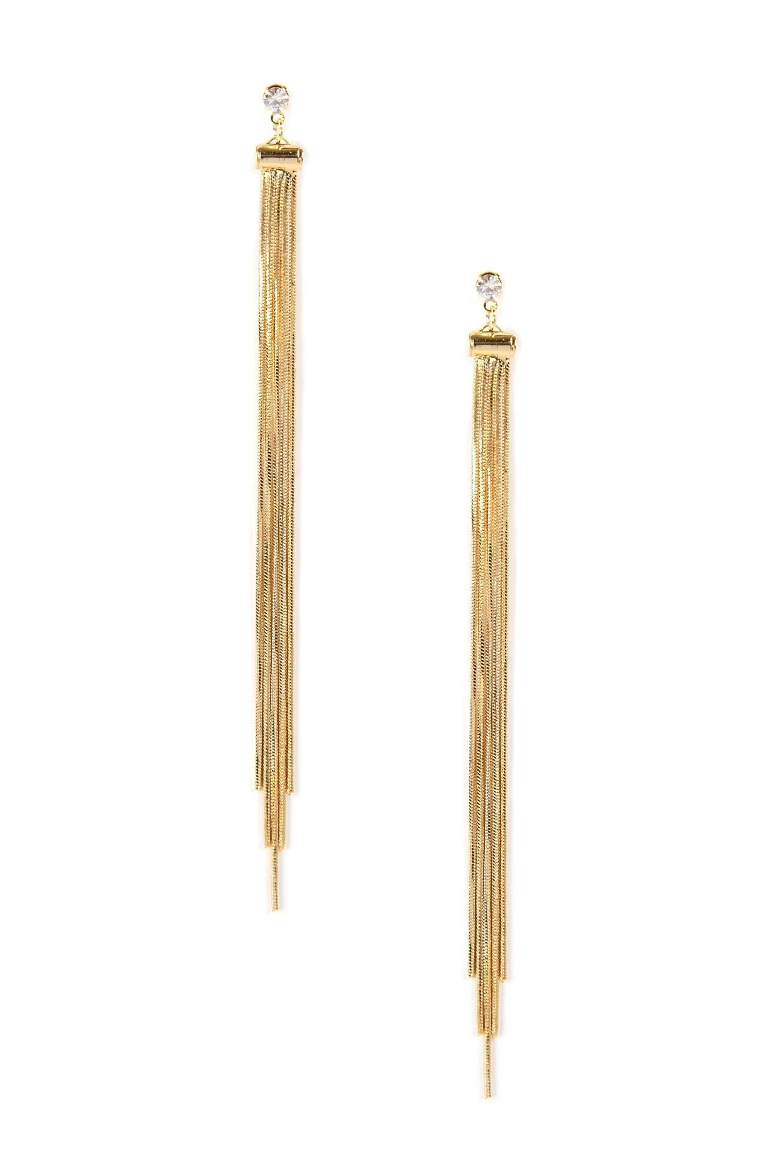 Fringe It Tassel Earrings - Lady Occasions