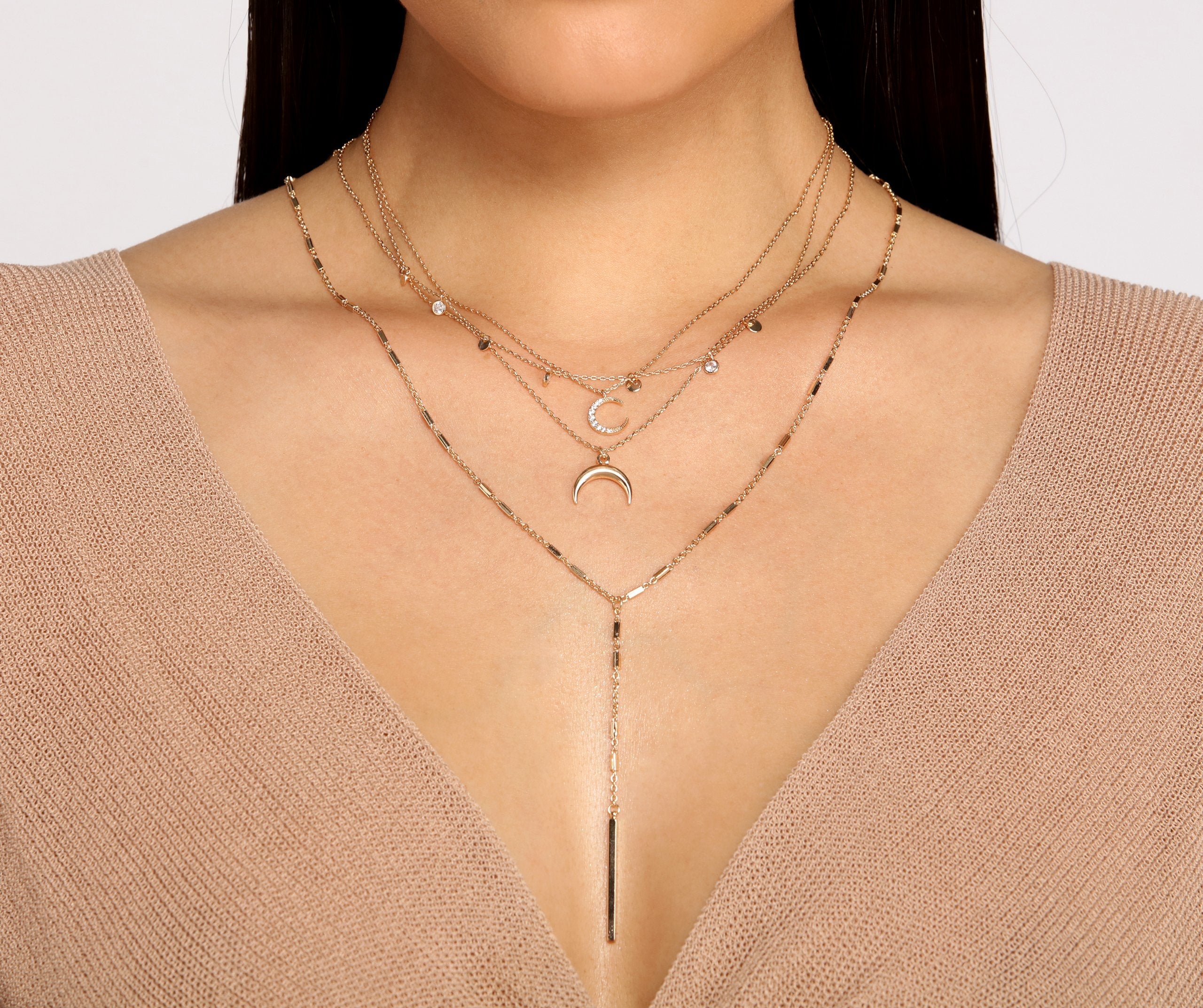 Trendsetting Beauty Two-Pack Necklace Set - Lady Occasions