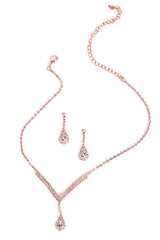 Teardrop Rhinestone Set - Lady Occasions