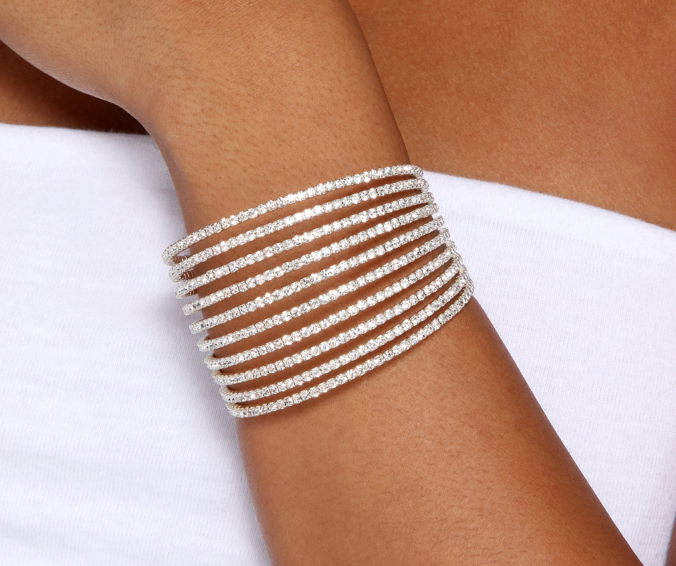 Rhine Memory Wire Cuff - Lady Occasions