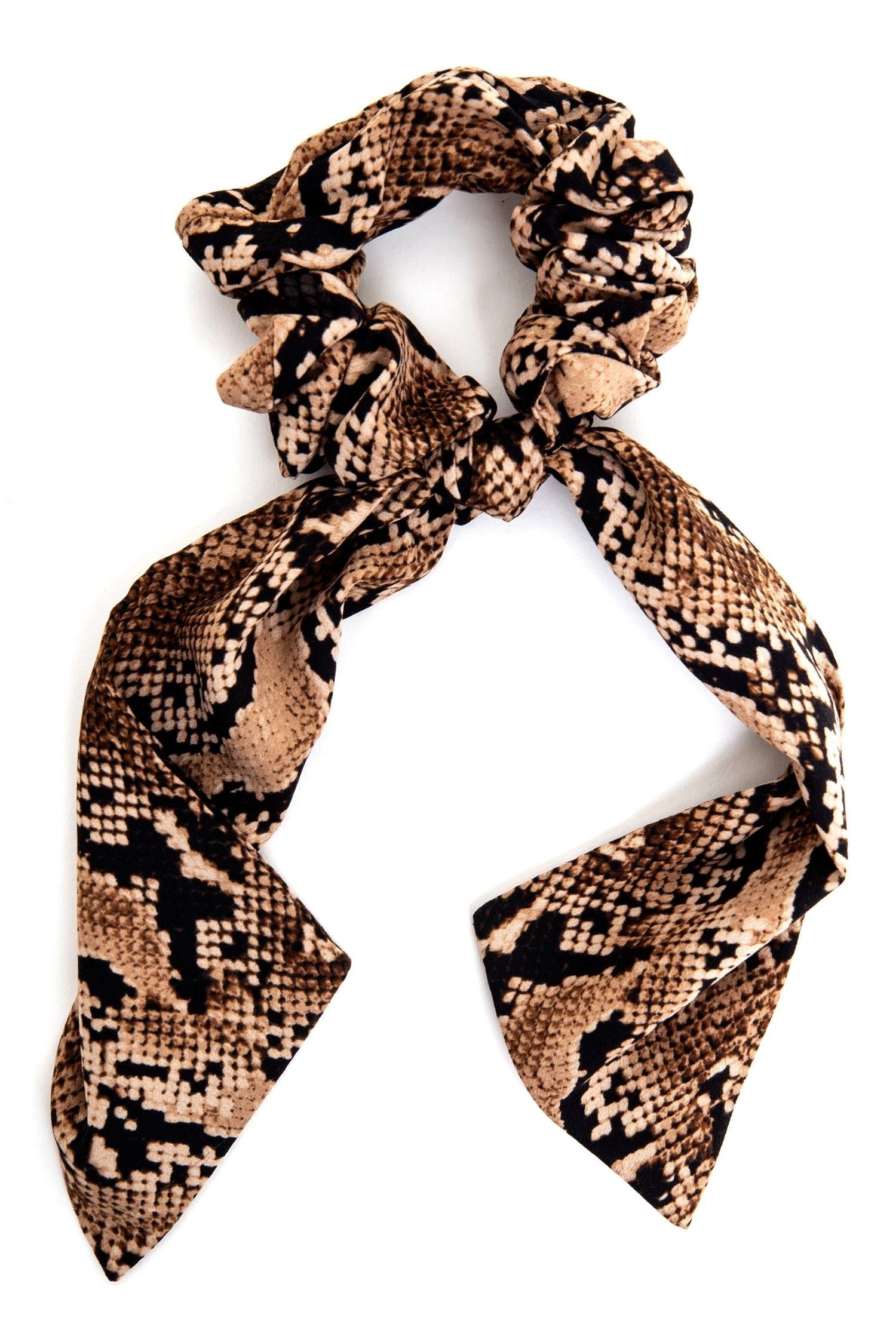 True Colors Snake Print Scrunchie - Lady Occasions