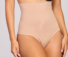 Essential High Waist Shaper Thong - Lady Occasions