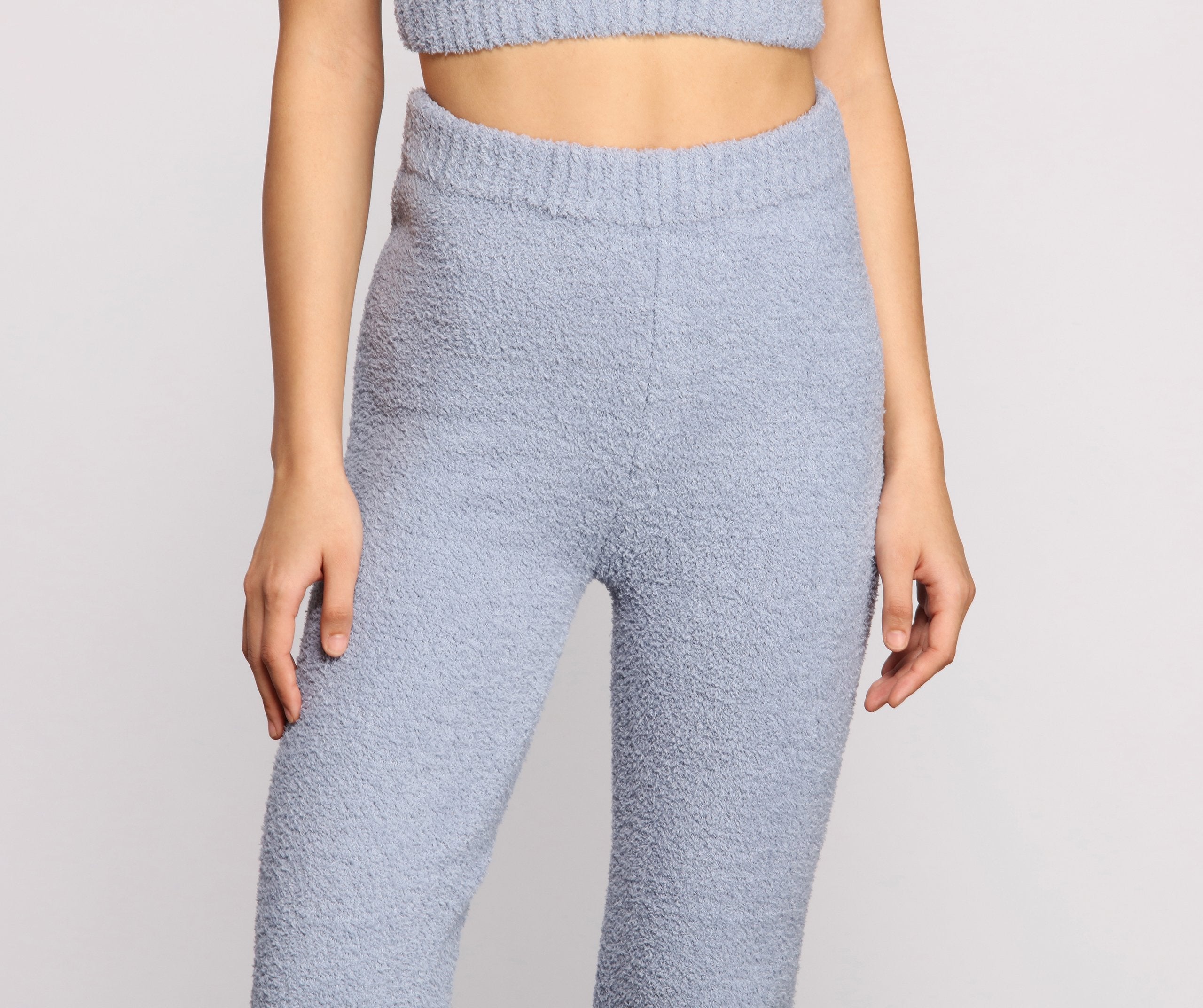 Chic Chenille Knit High Waist Leggings - Lady Occasions